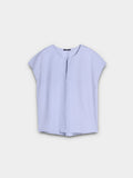 Blusa Con Pespunte 100% Lyocell