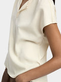 Blusa Con Pespunte 100% Lyocell