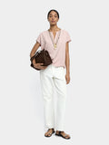 Blusa Con Pespunte 100% Lyocell