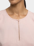 Blusa Con Pespunte 100% Lyocell