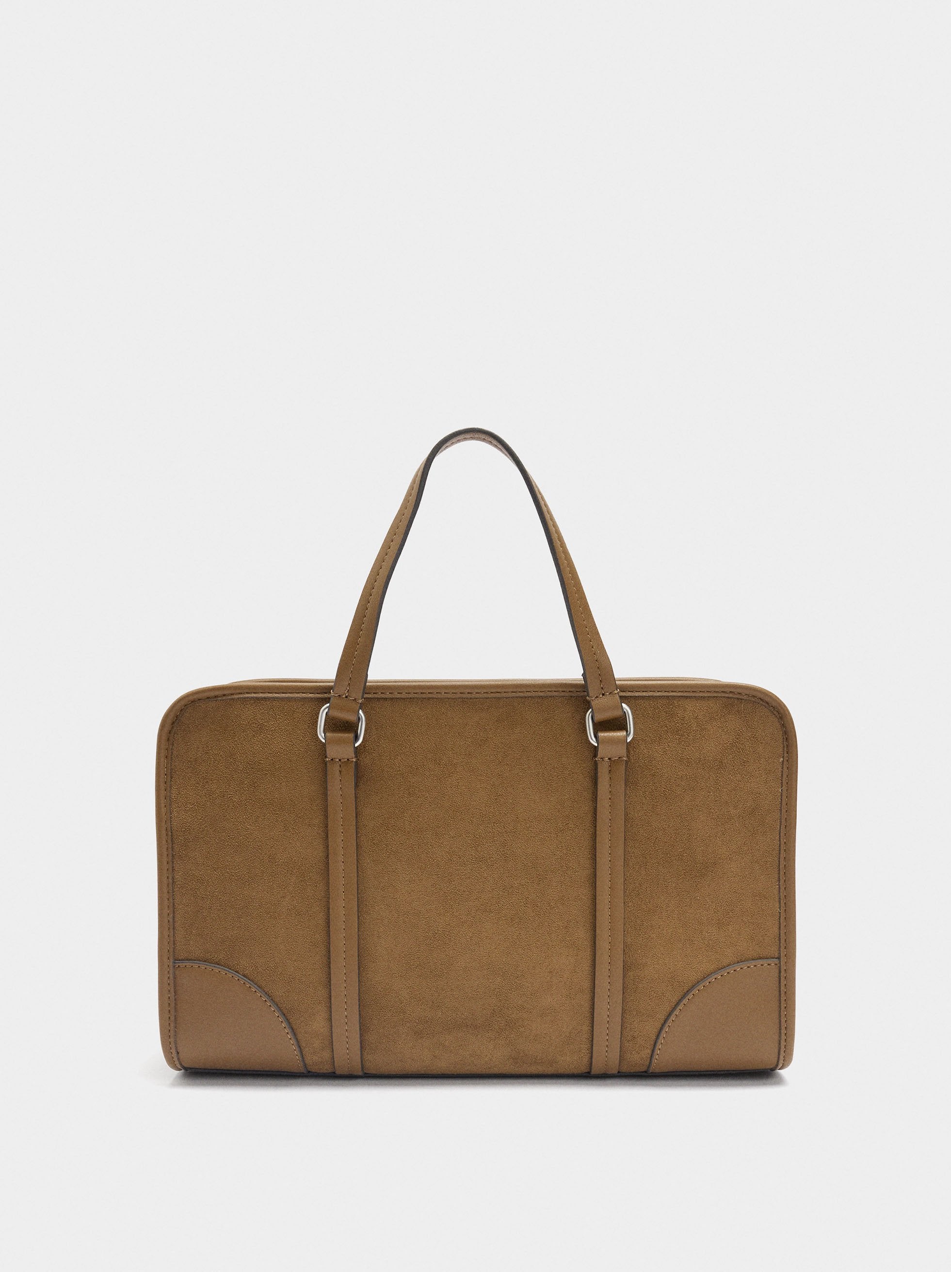 Bolso Tote Con Efecto Piel Y Asa Para El Hombro