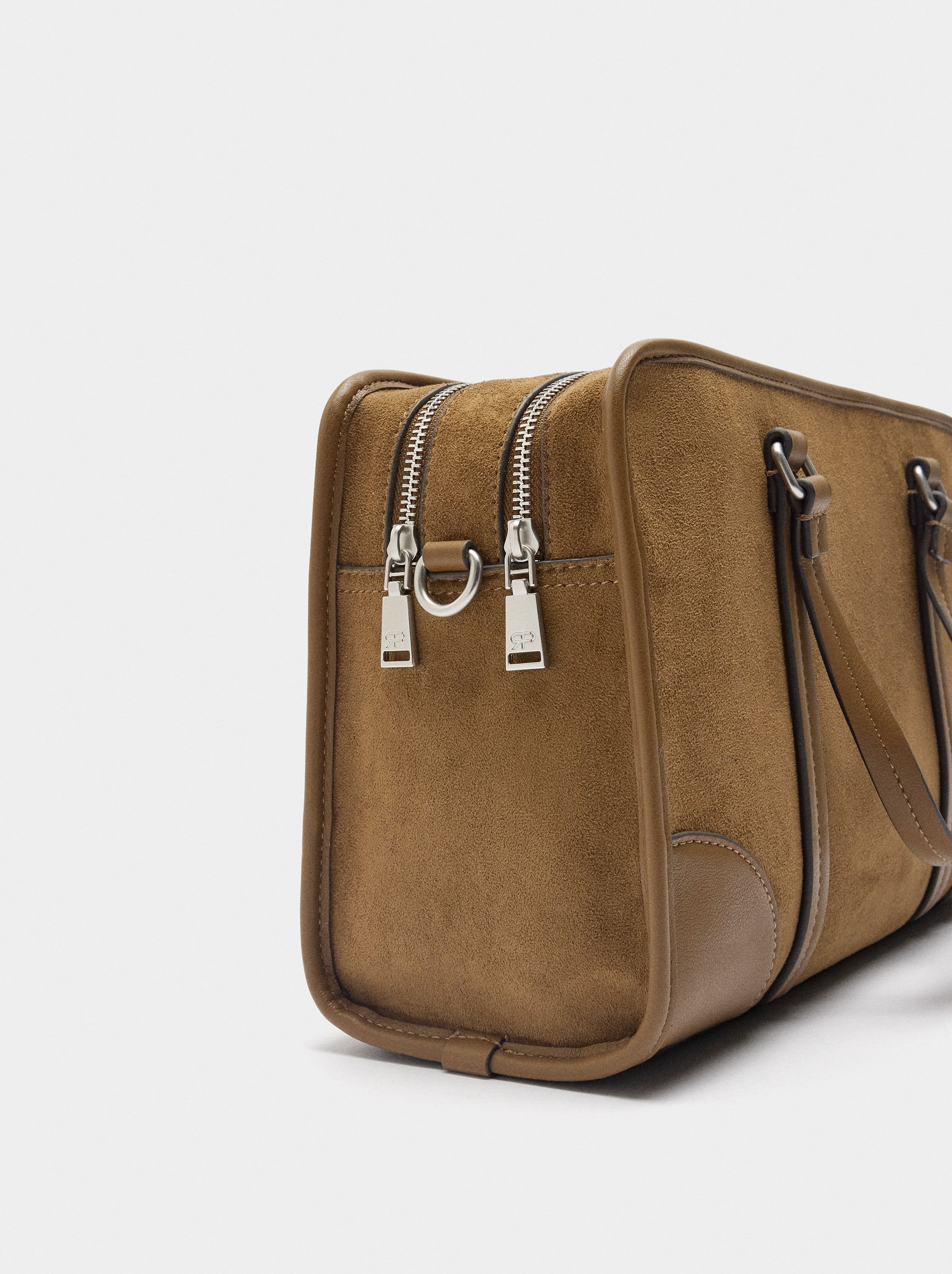 Bolso Tote Con Efecto Piel Y Asa Para El Hombro