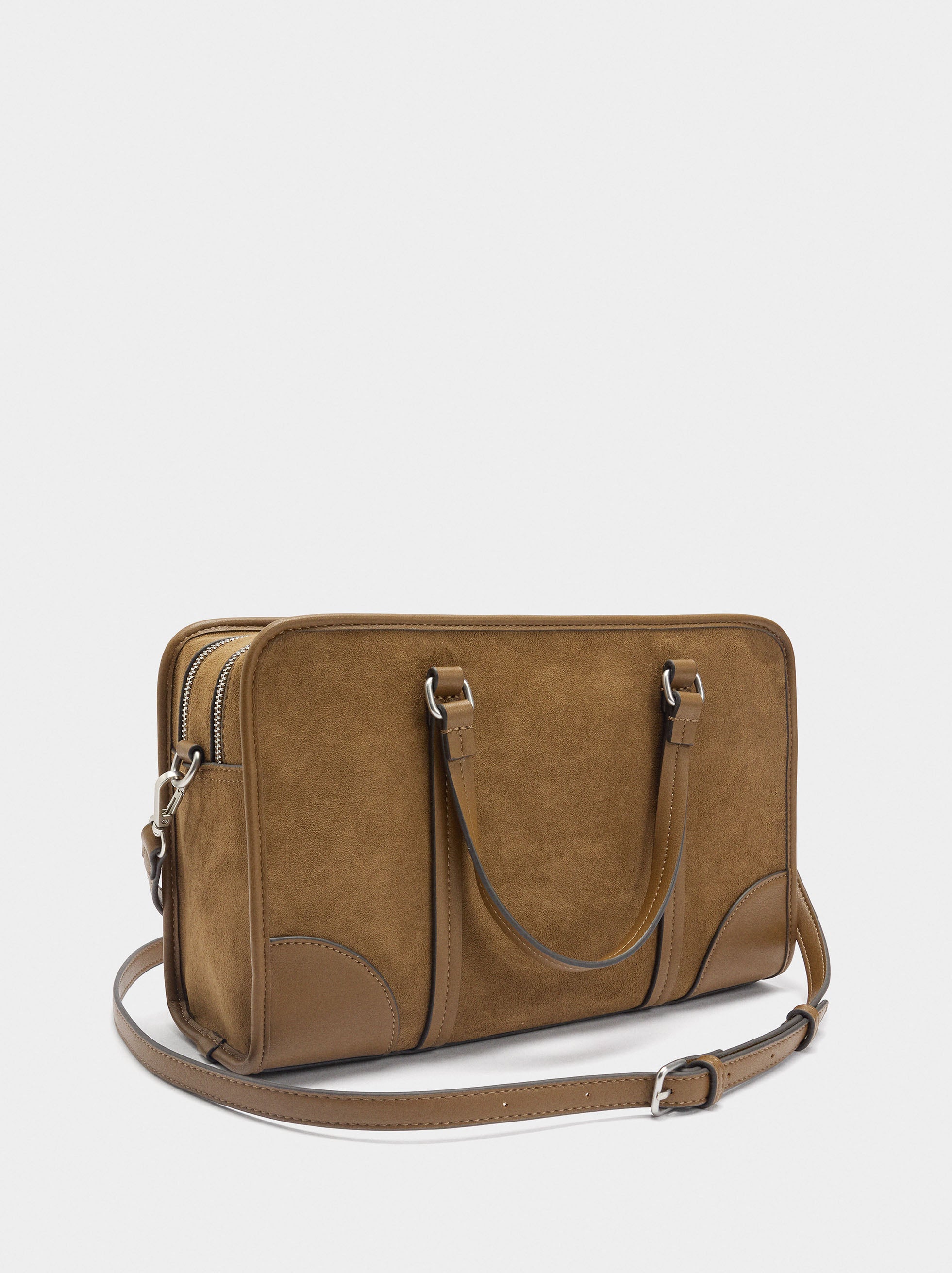 Bolso Tote Con Efecto Piel Y Asa Para El Hombro