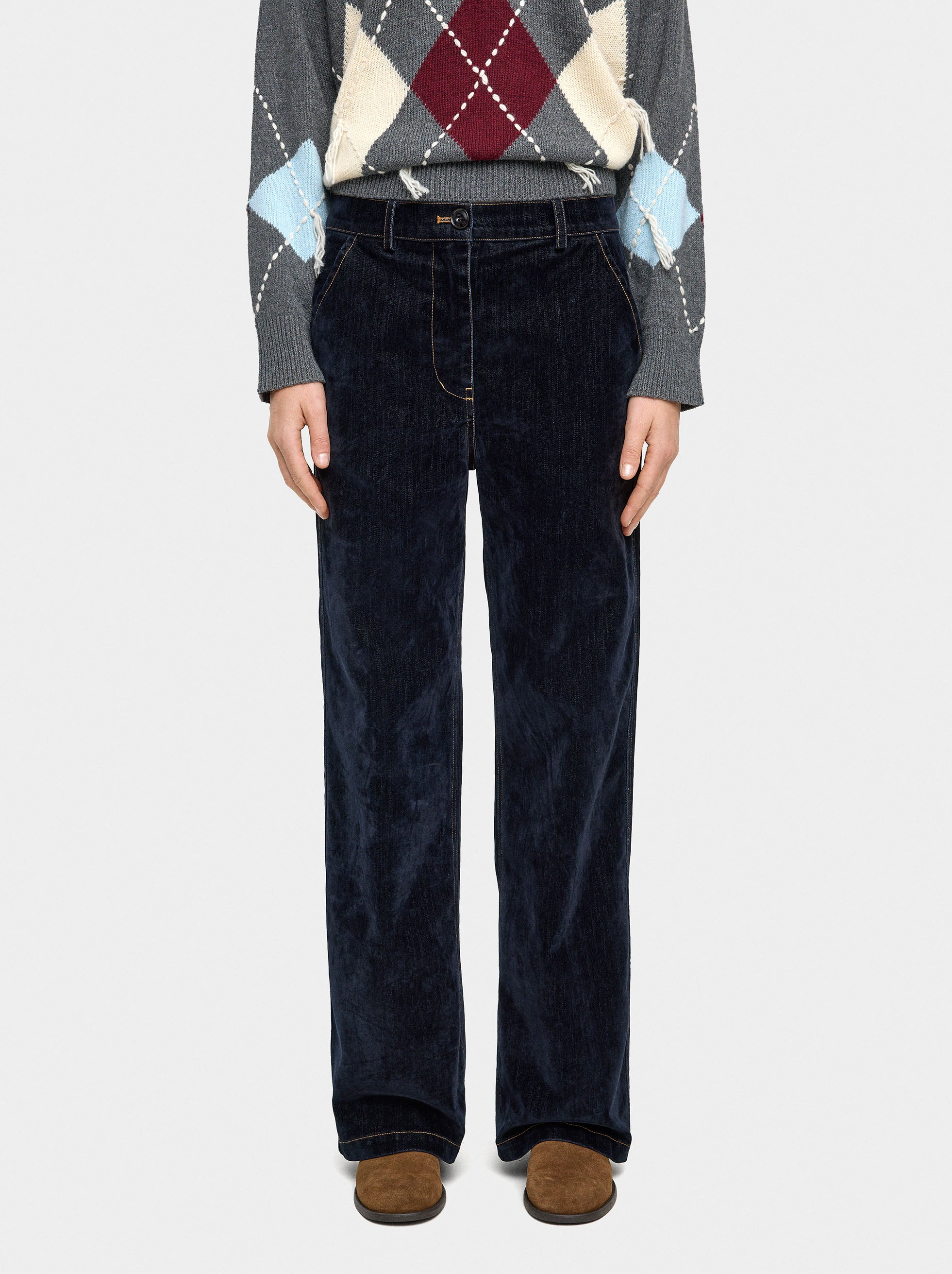 Pantalón Vaquero Efecto Terciopelo