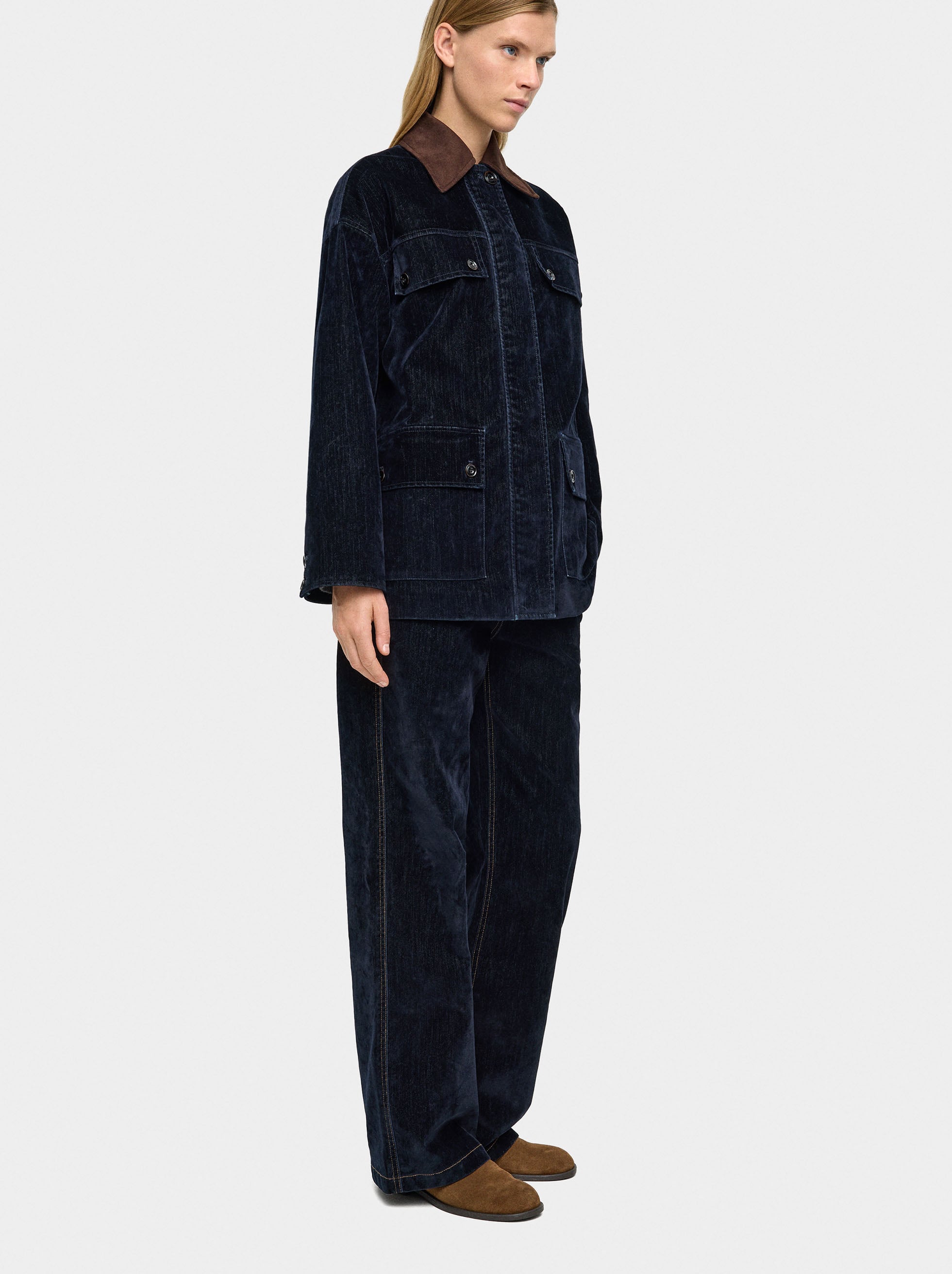 Pantalón Vaquero Efecto Terciopelo