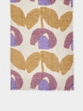 Pañuelo Estampado De Lana Y Algodón