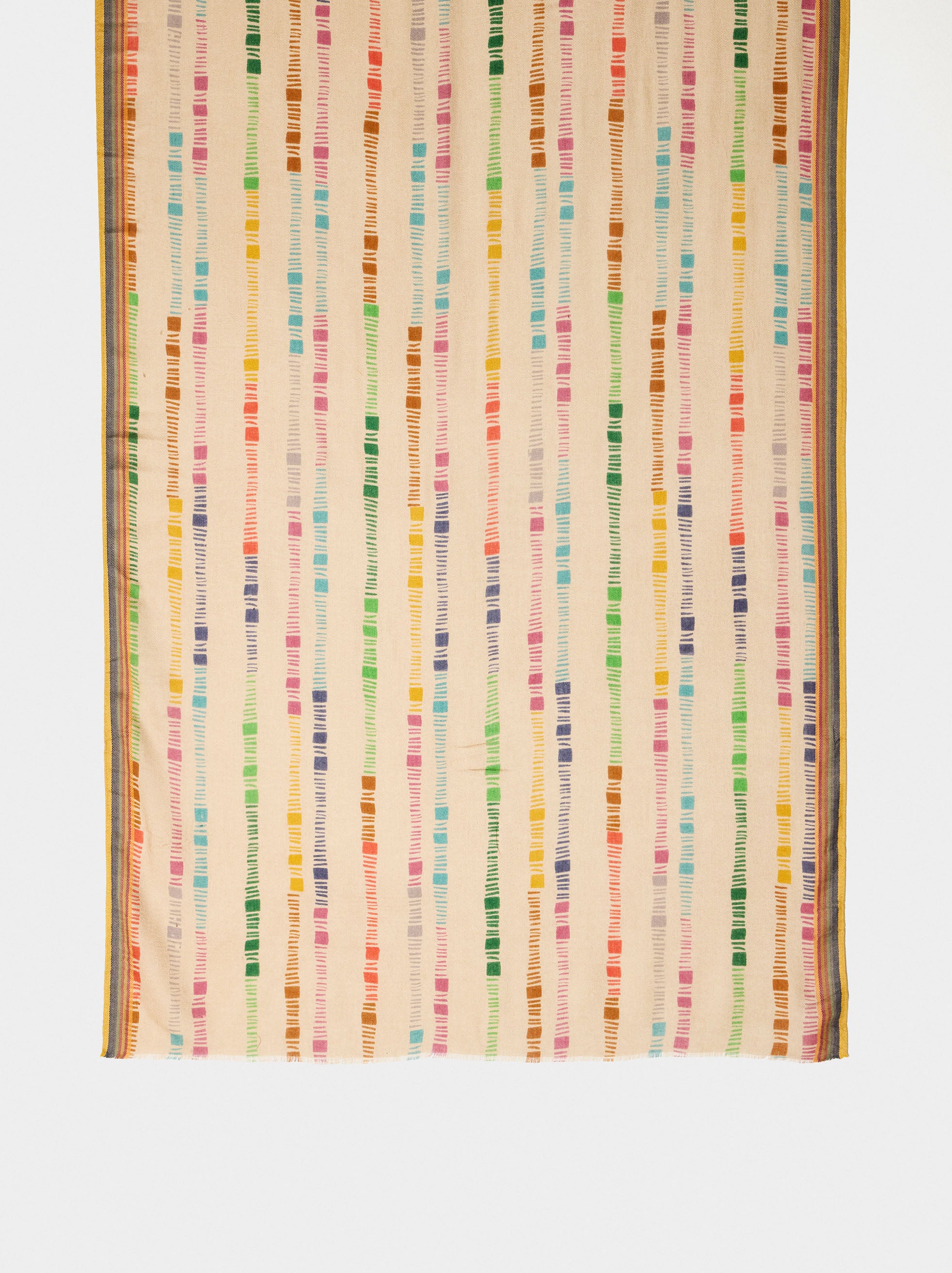Pañuelo Estampado De Rayas Multicolor