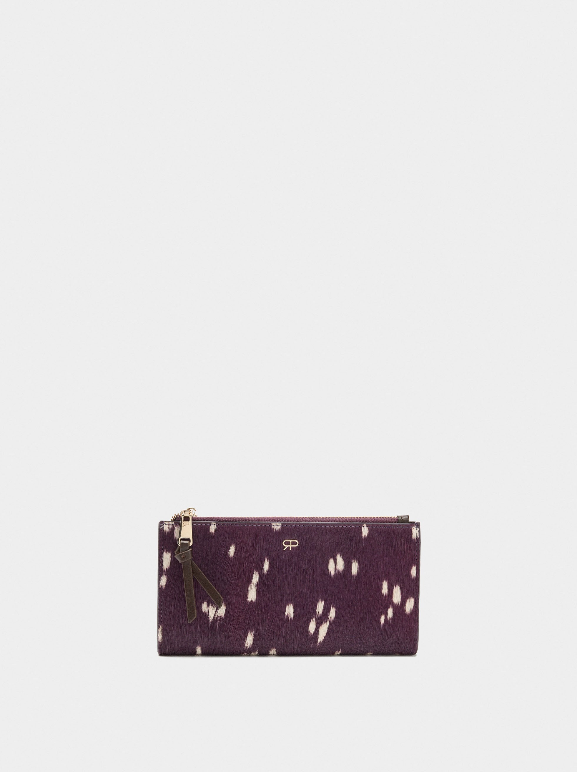 Cartera De Piel Estampado Animal