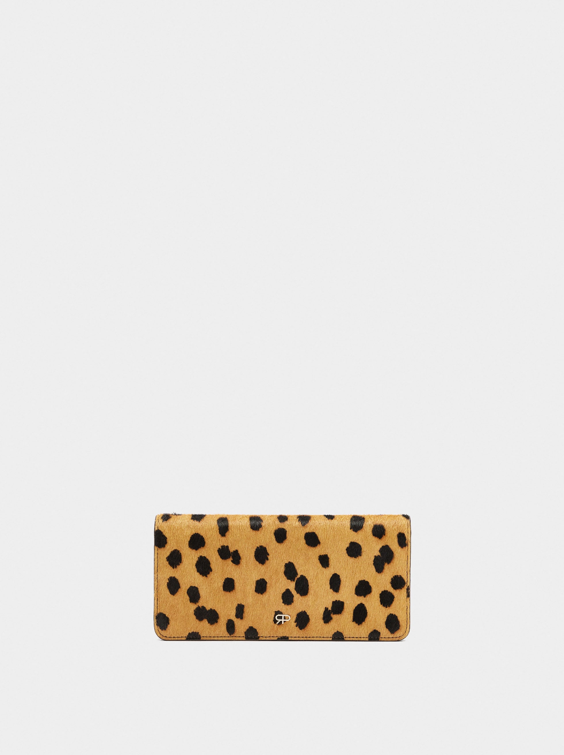 Cartera De Piel Estampado Animal