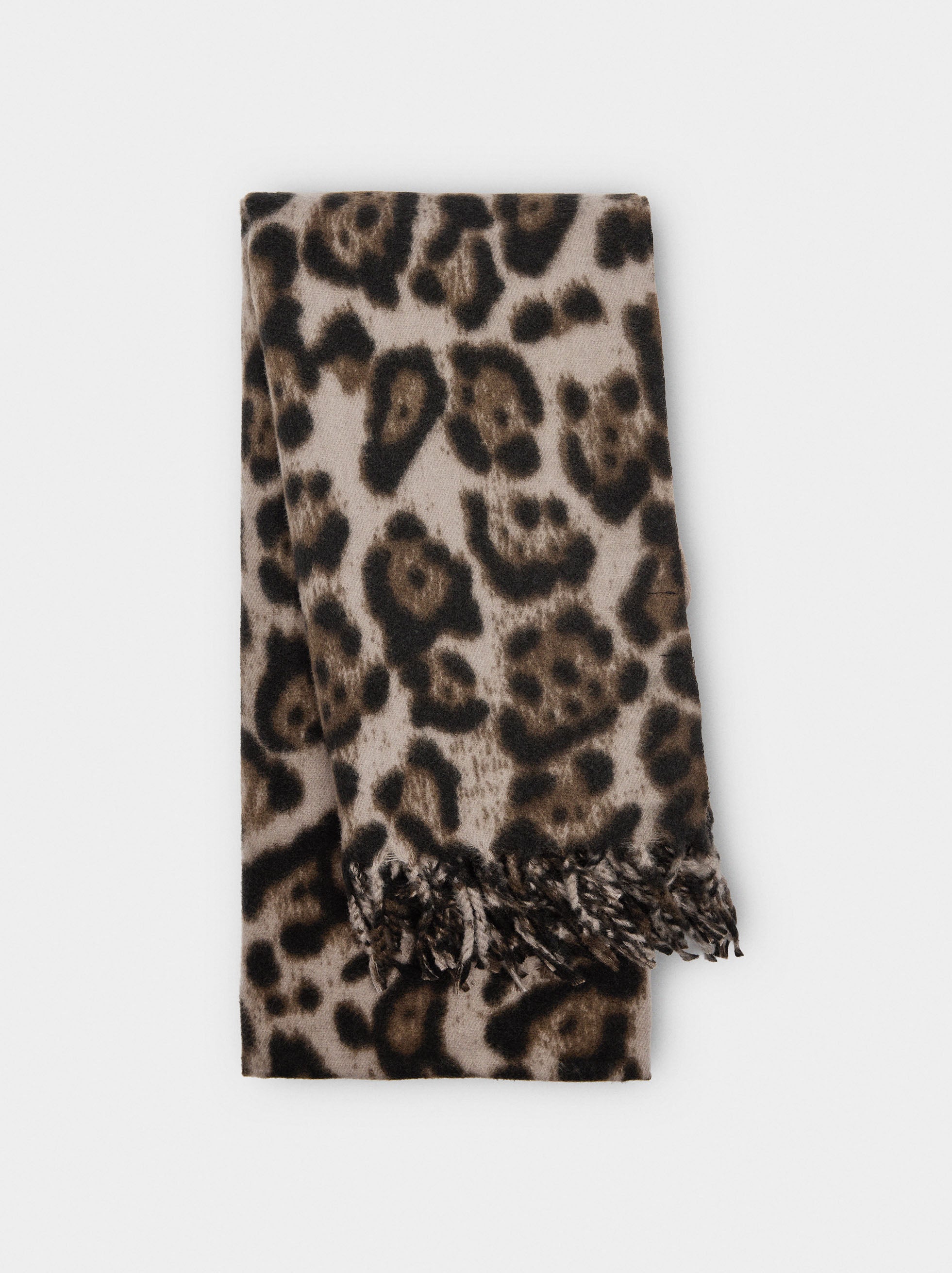 Bufanda Estampado De Animal