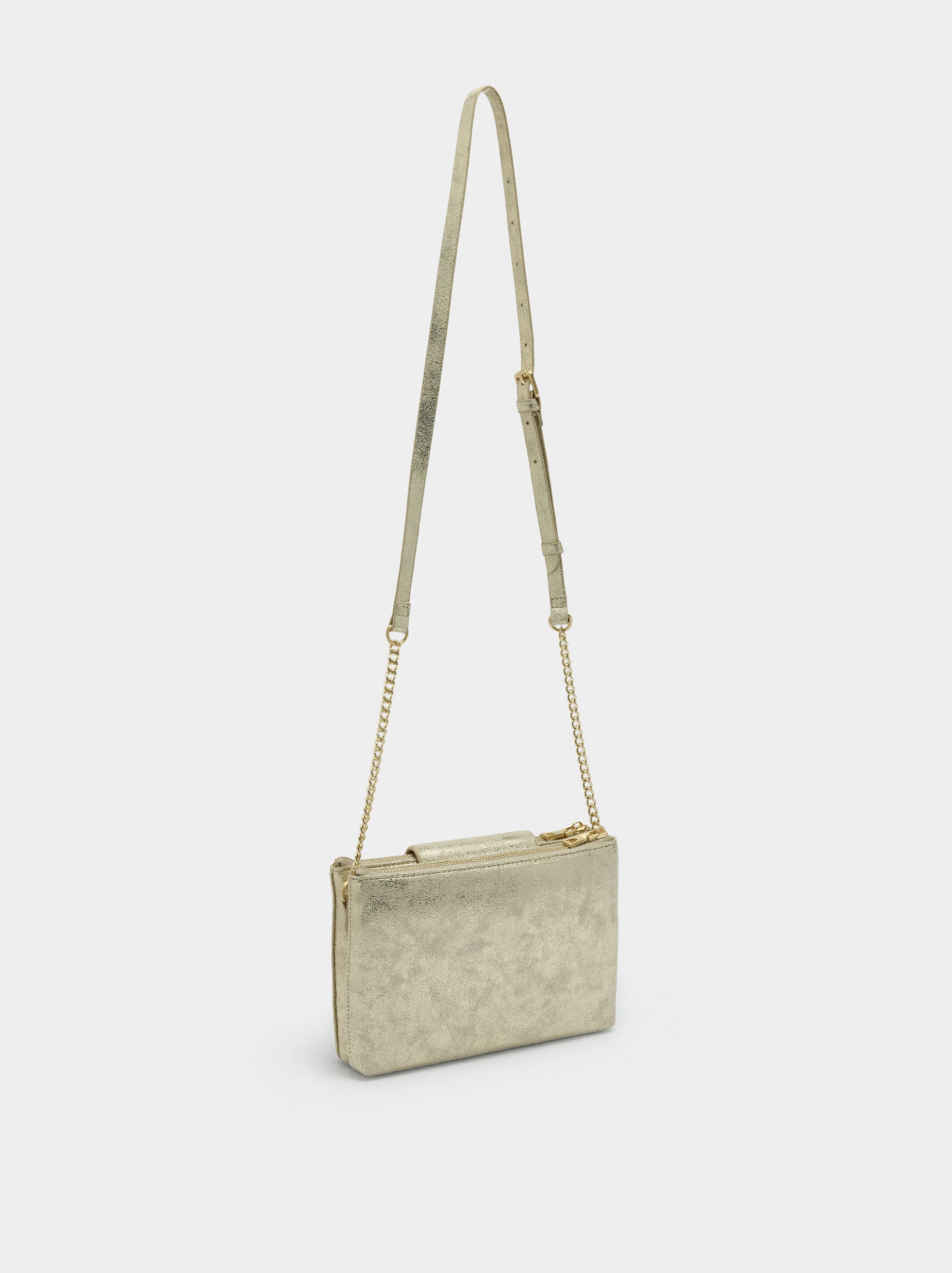 Bolso Bandolera De Metalizado