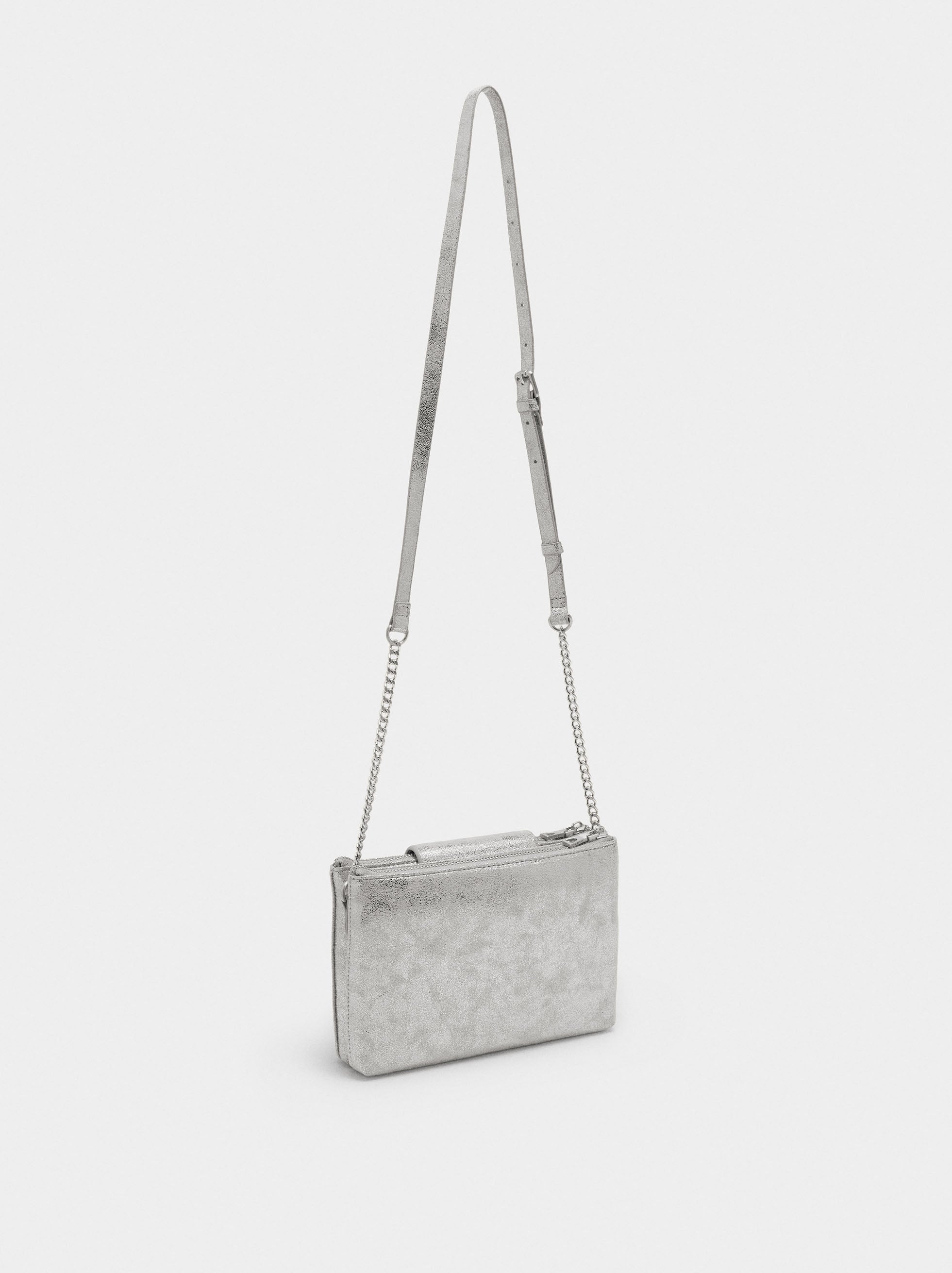 Bolso Bandolera De Metalizado