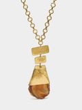 Collar Largo Colgante De Piedra