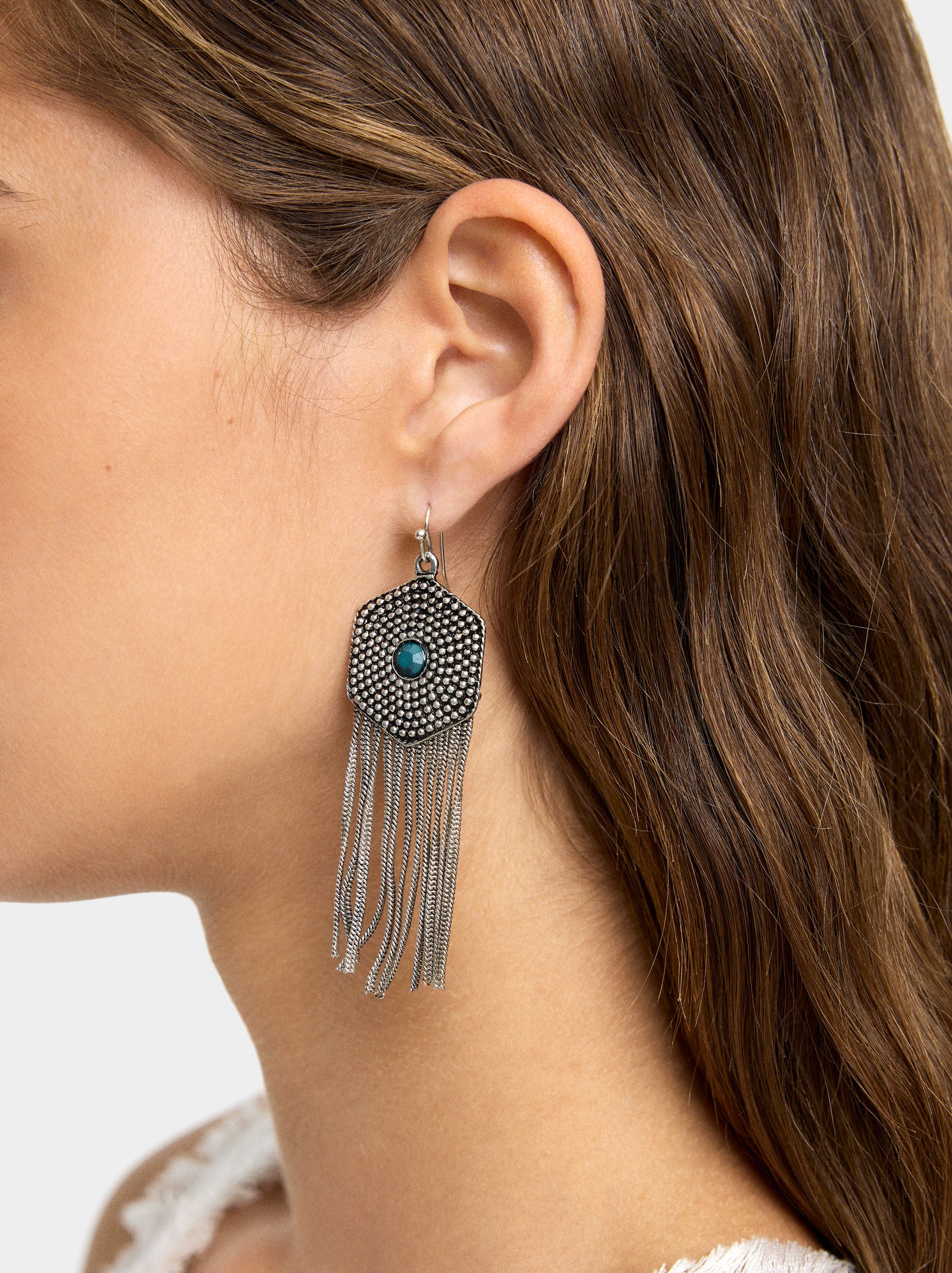 Pendientes Maxi Hexagonales