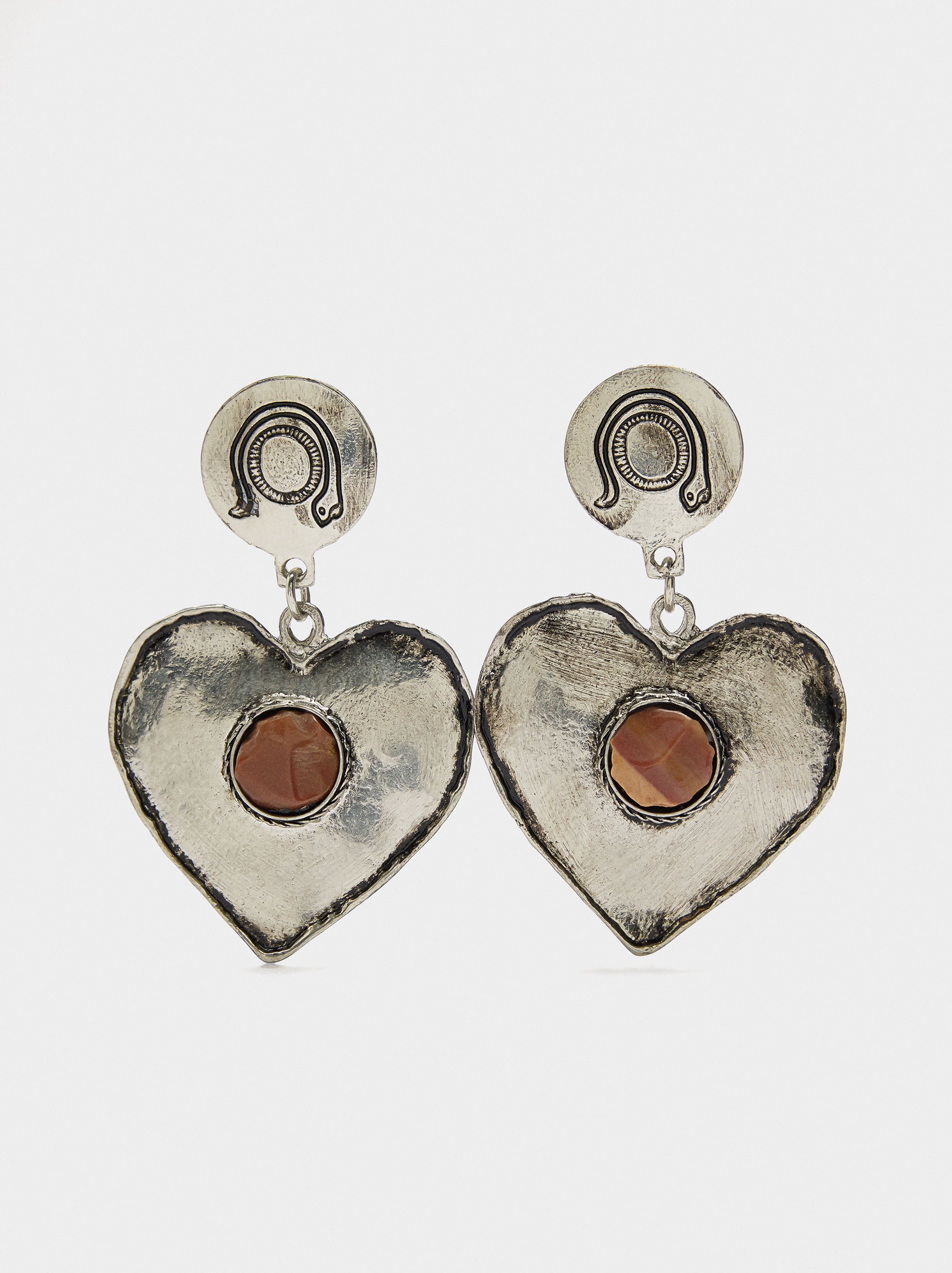 Pendientes Maxi De Corazones