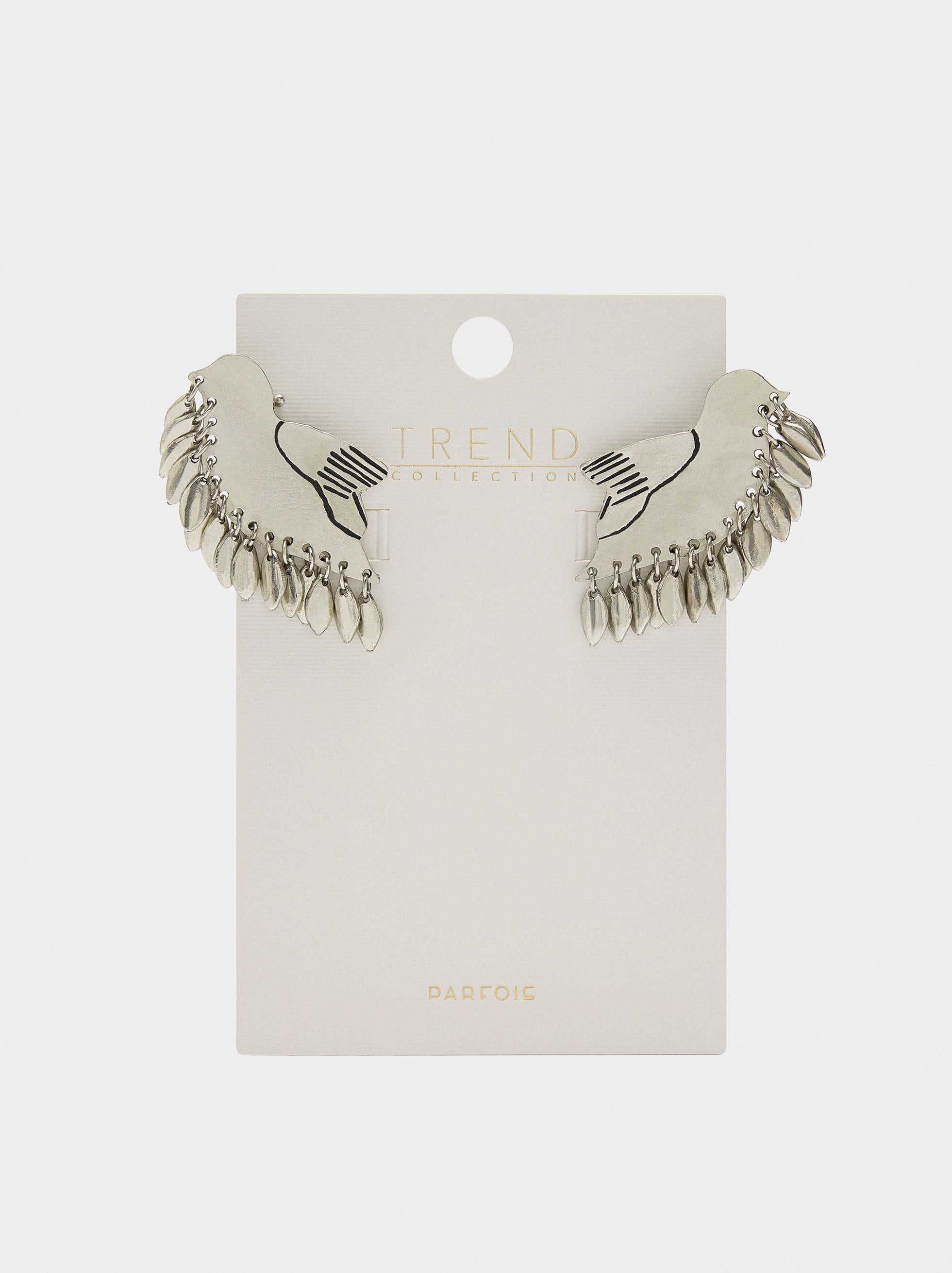 Pendientes Ear Jacket De Pájaro