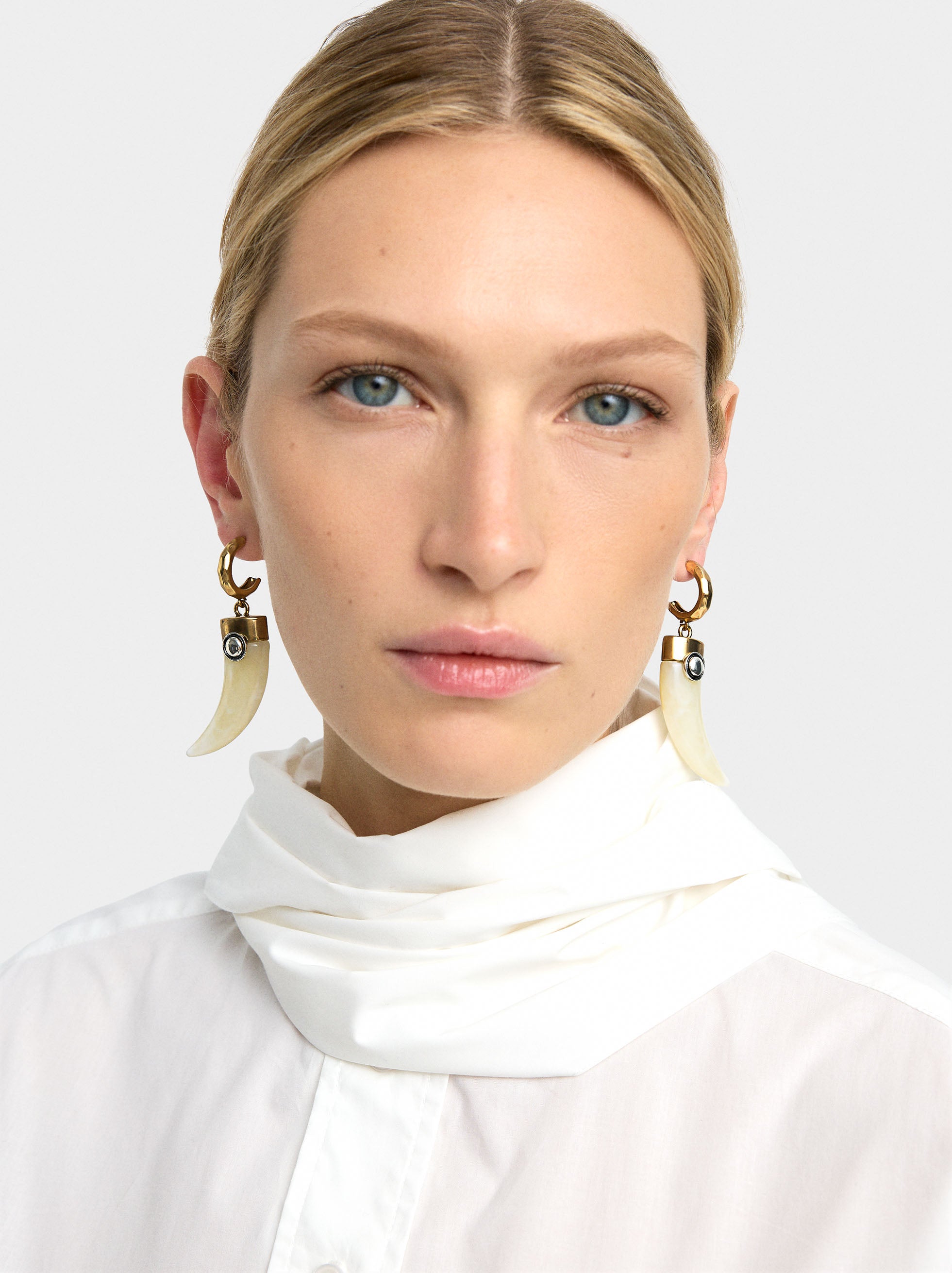 Aros Maxi Colgante De Cuerno