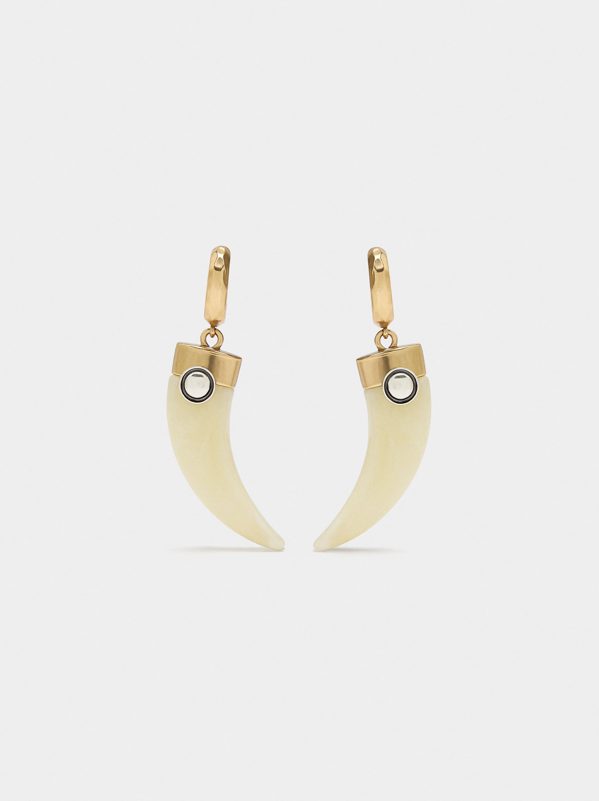 Aros Maxi Colgante De Cuerno