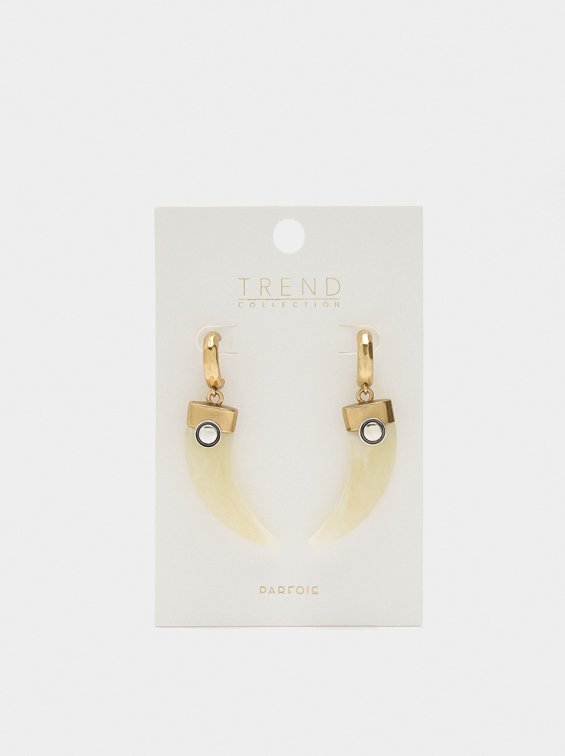 Aros Maxi Colgante De Cuerno