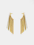 Pendientes Maxi De Barras Bicolor