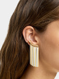 Pendientes Maxi De Barras Bicolor