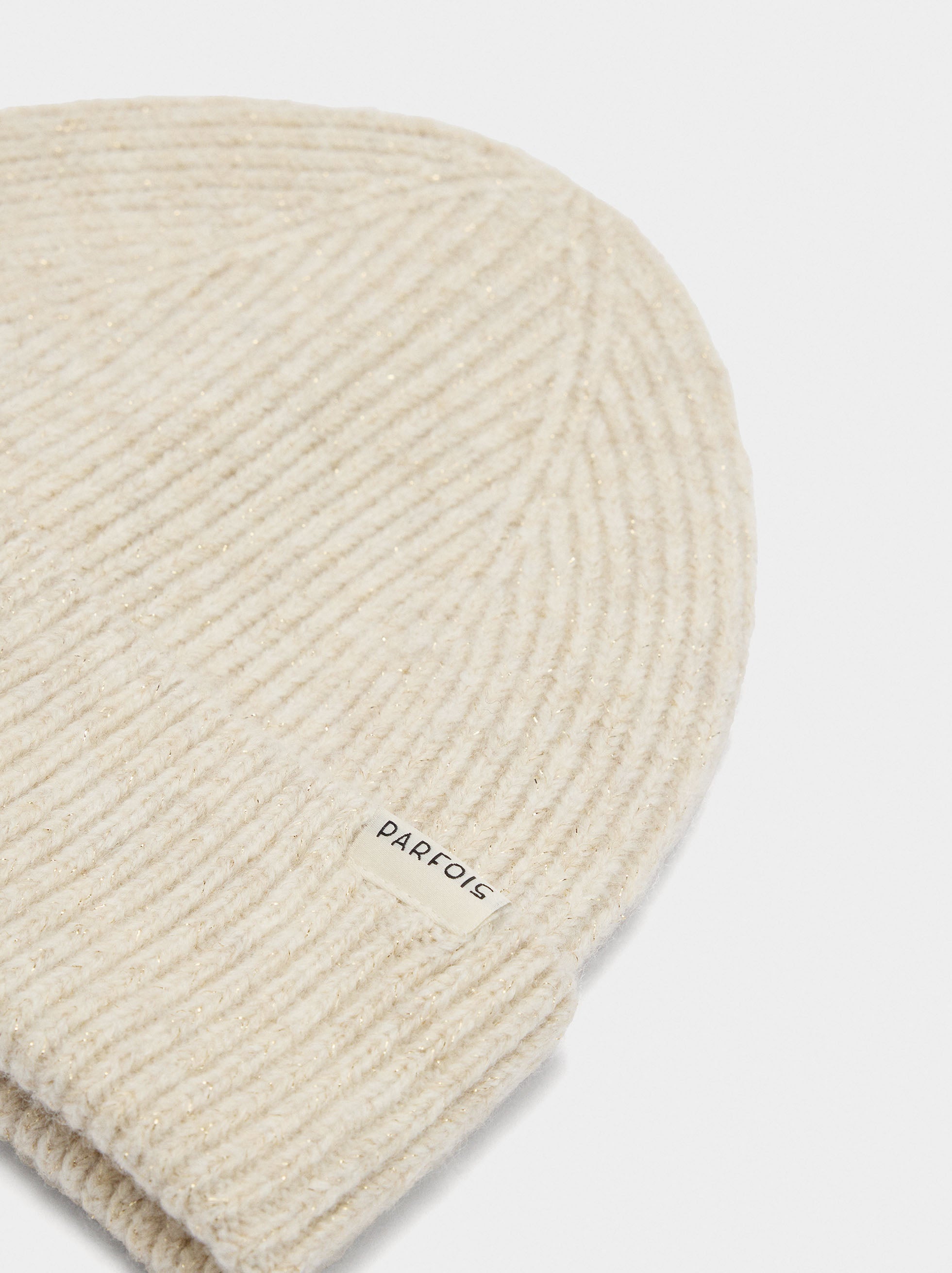 Gorro Canalado Con Dobladillo
