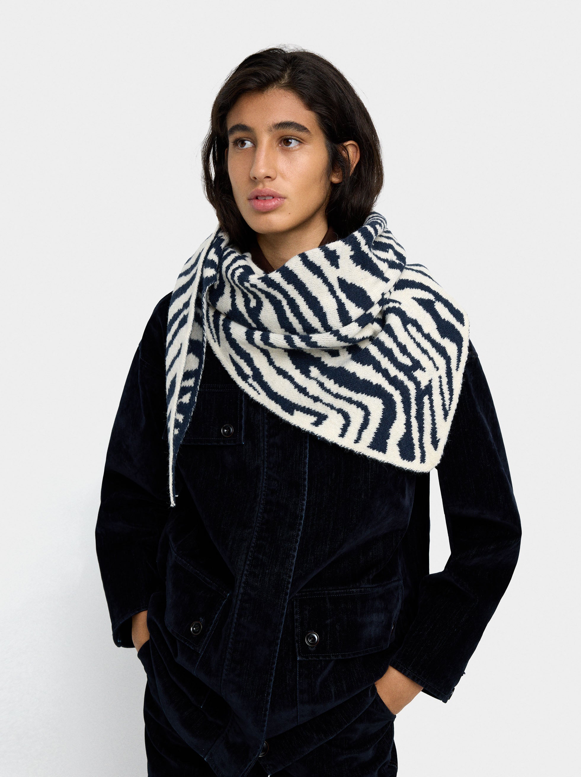 Chal Estampado Animal