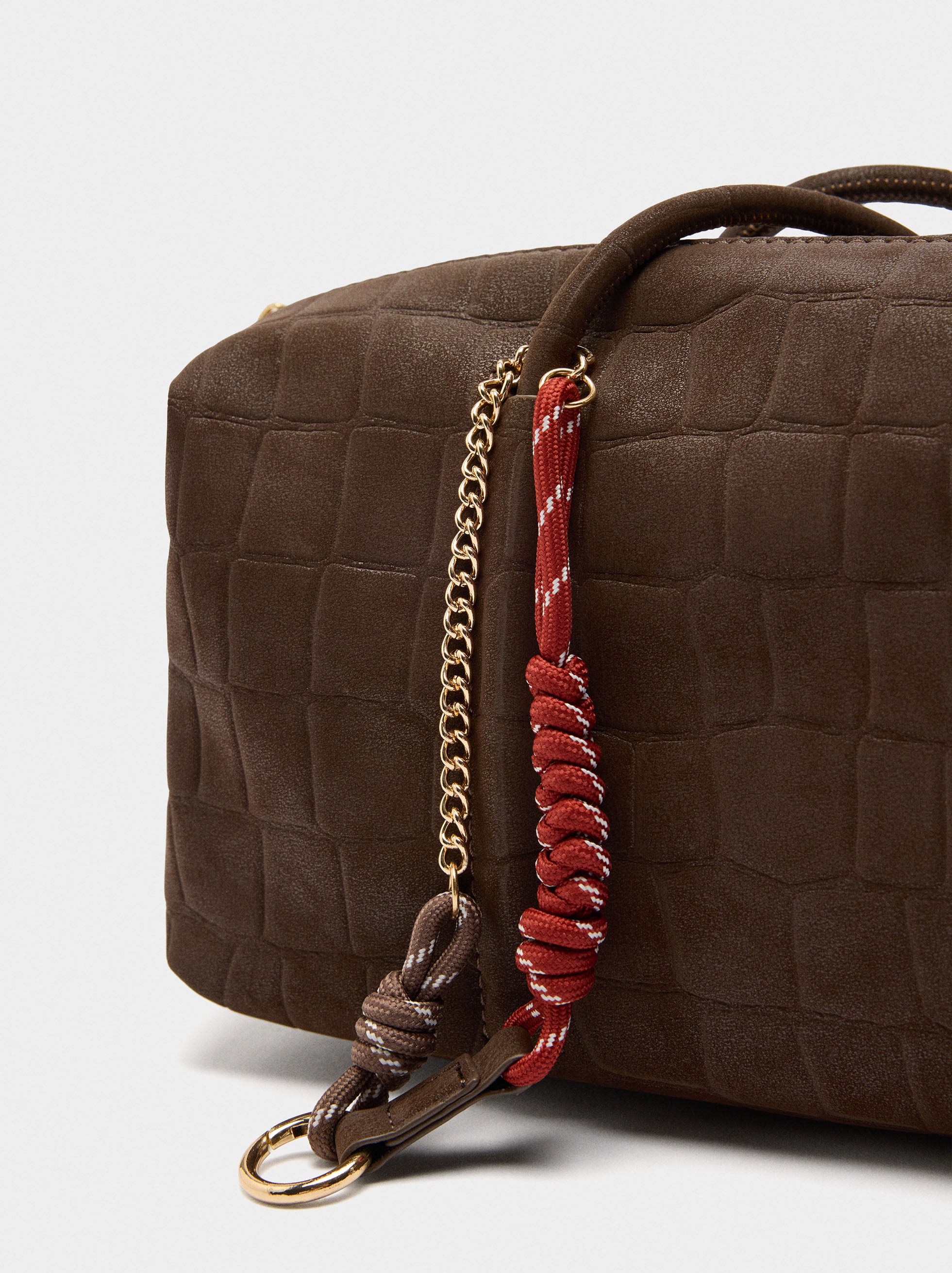 Bolso De Hombro Grabado Animal