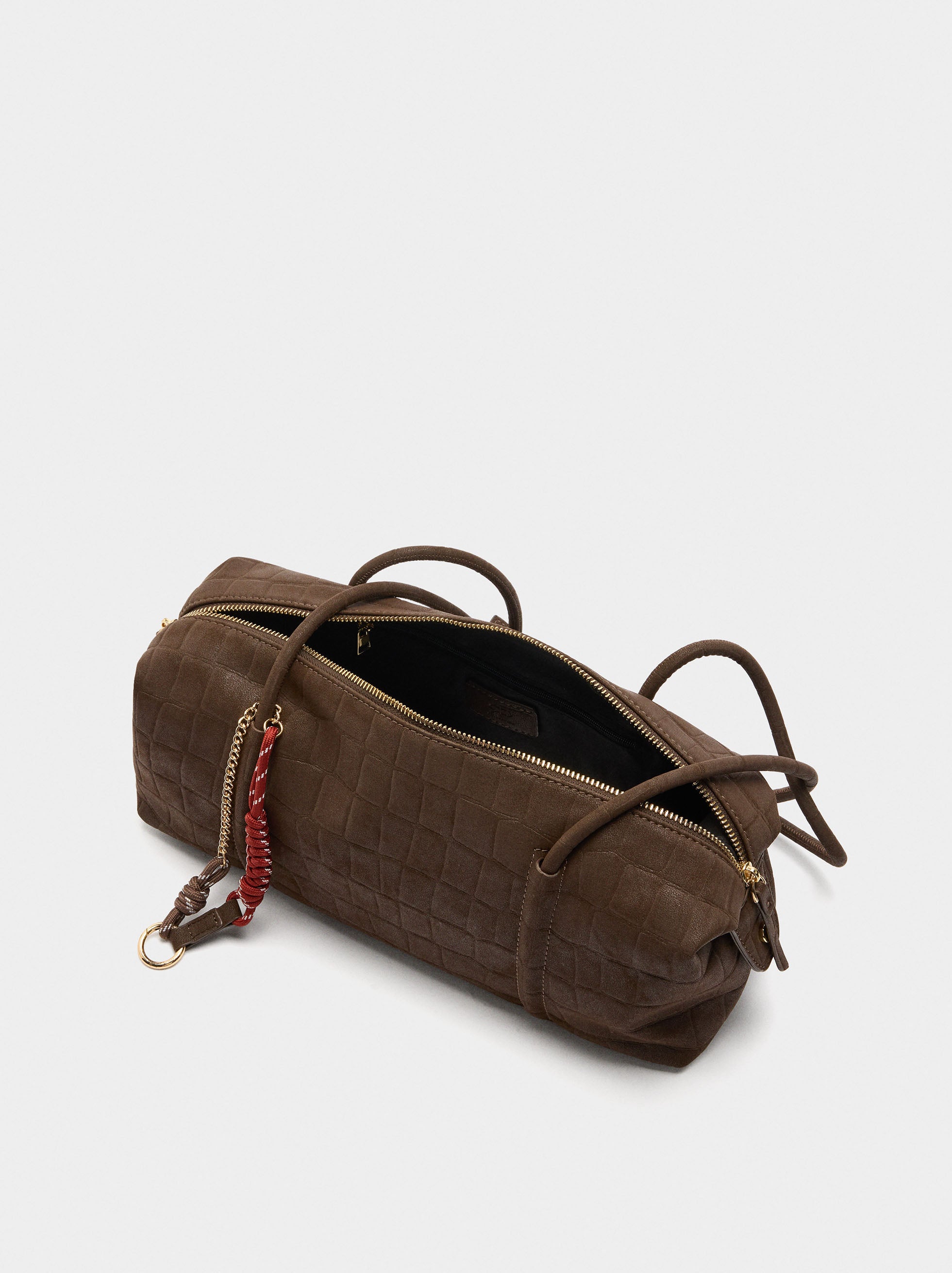 Bolso De Hombro Grabado Animal