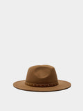 Sombrero De Lana Con Cinturón Y Tachuelas