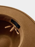 Sombrero De Lana Con Cinturón Y Tachuelas