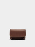 Bolso Bandolera Con Textura Y Solapa