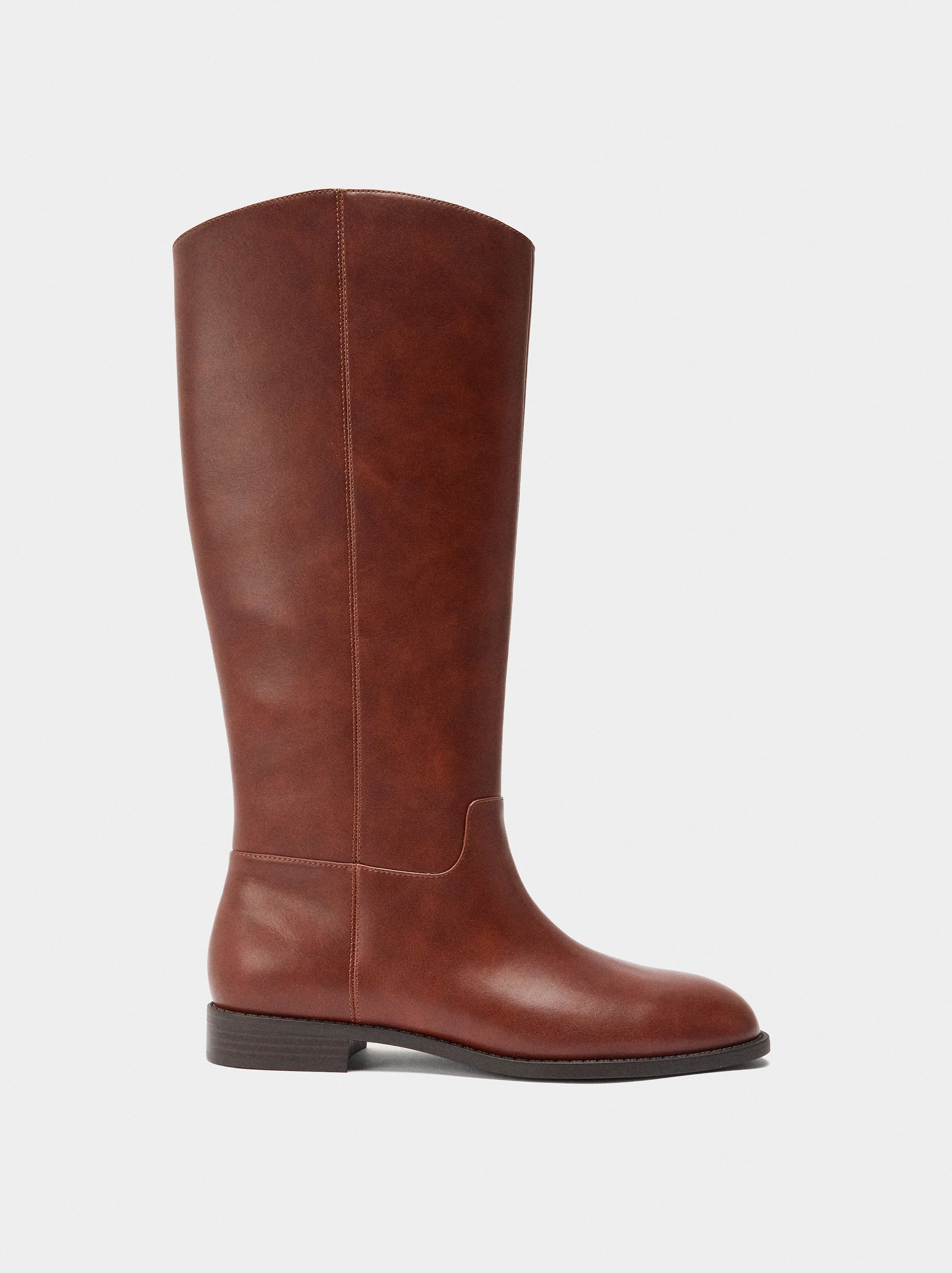 Botas Altas Tacón Bajo