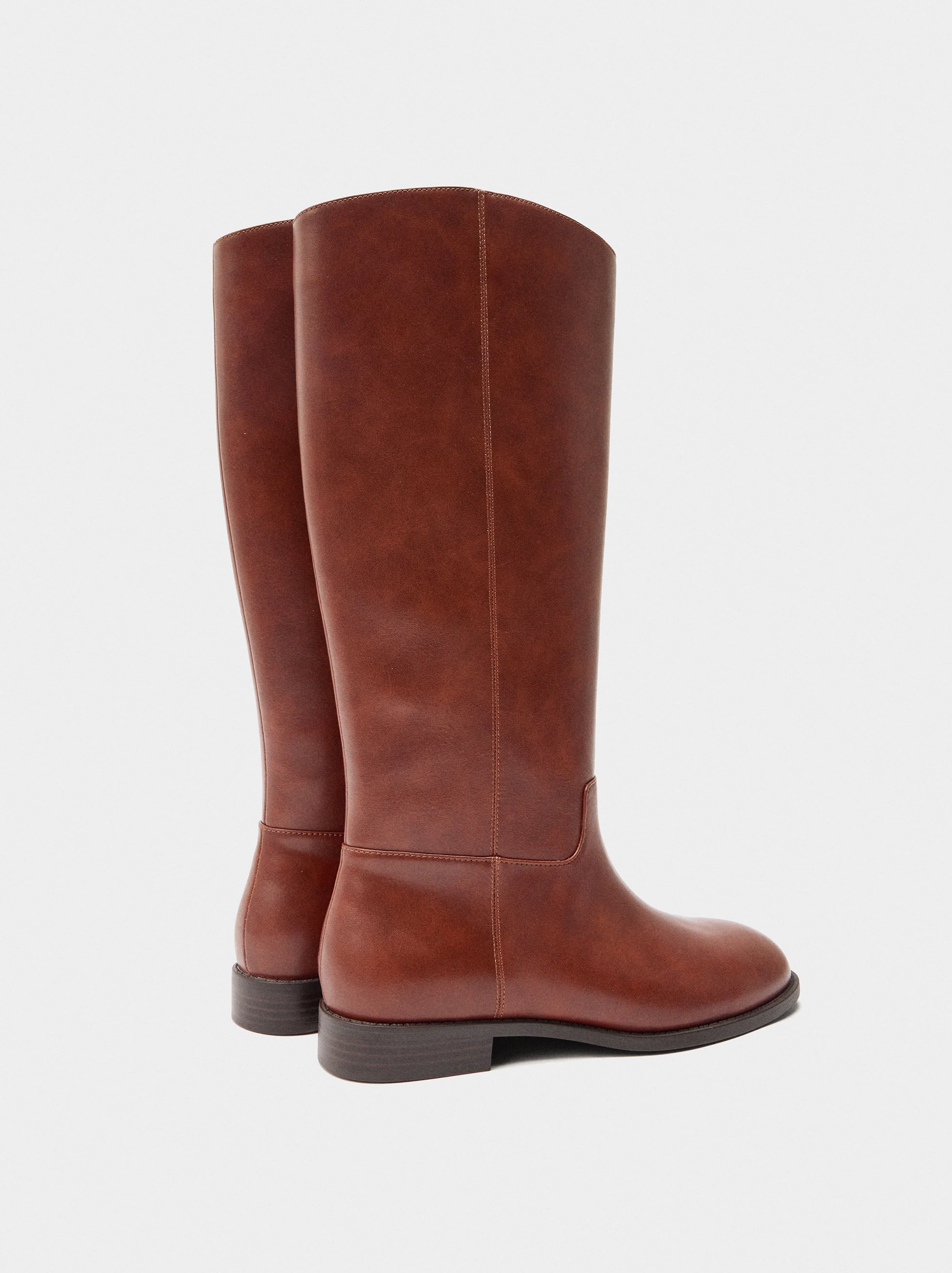 Botas Altas Tacón Bajo