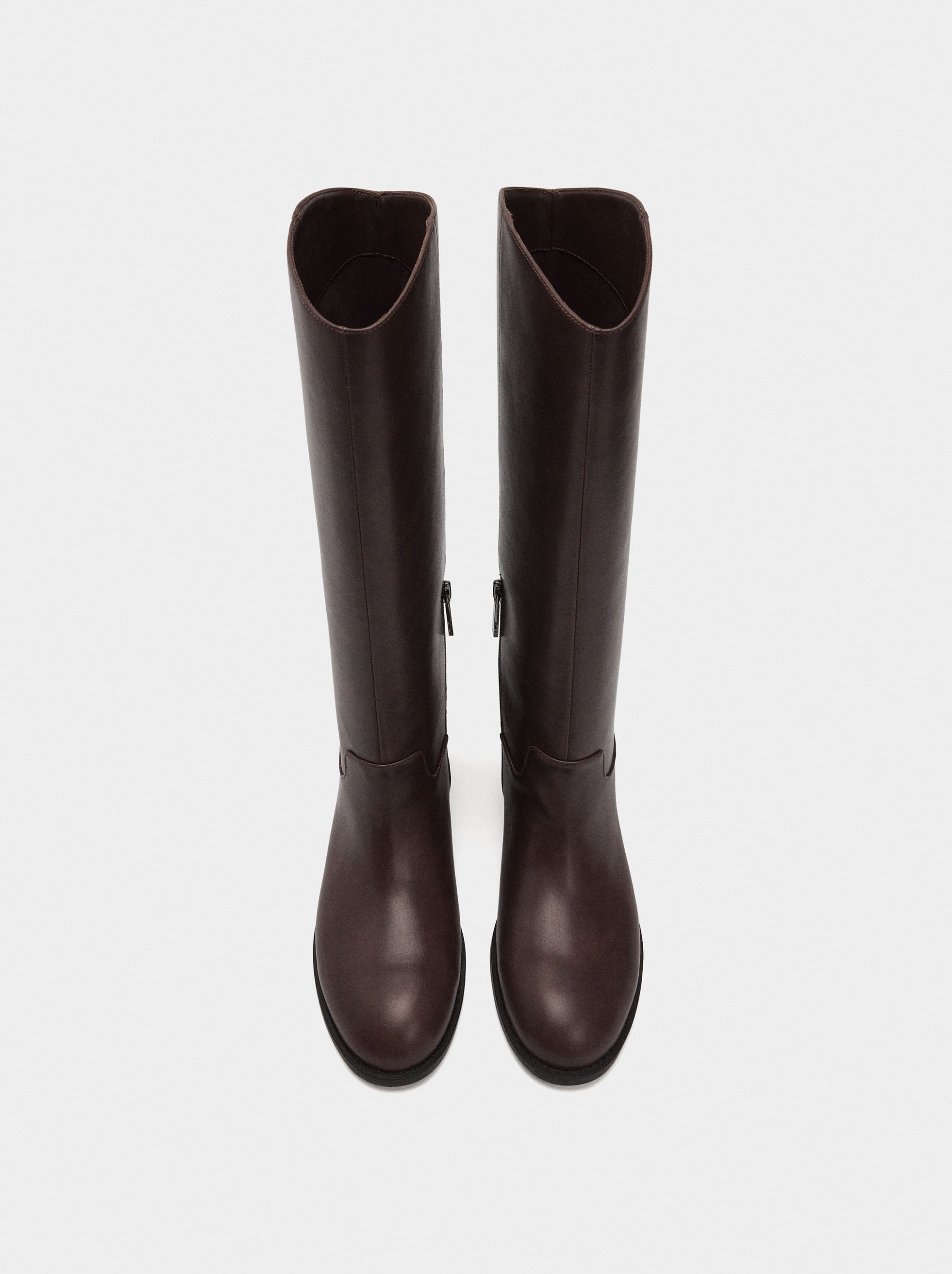Botas Altas Tacón Bajo