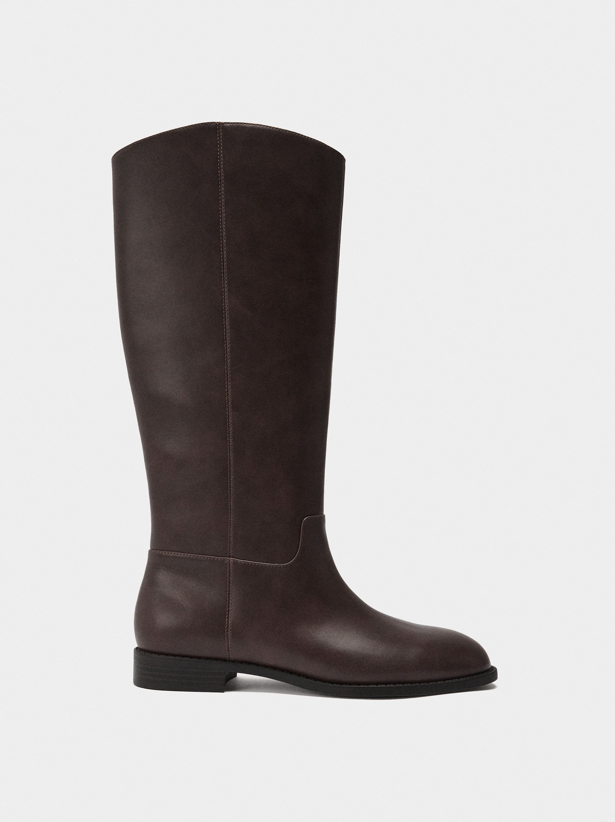 Botas Altas Tacón Bajo