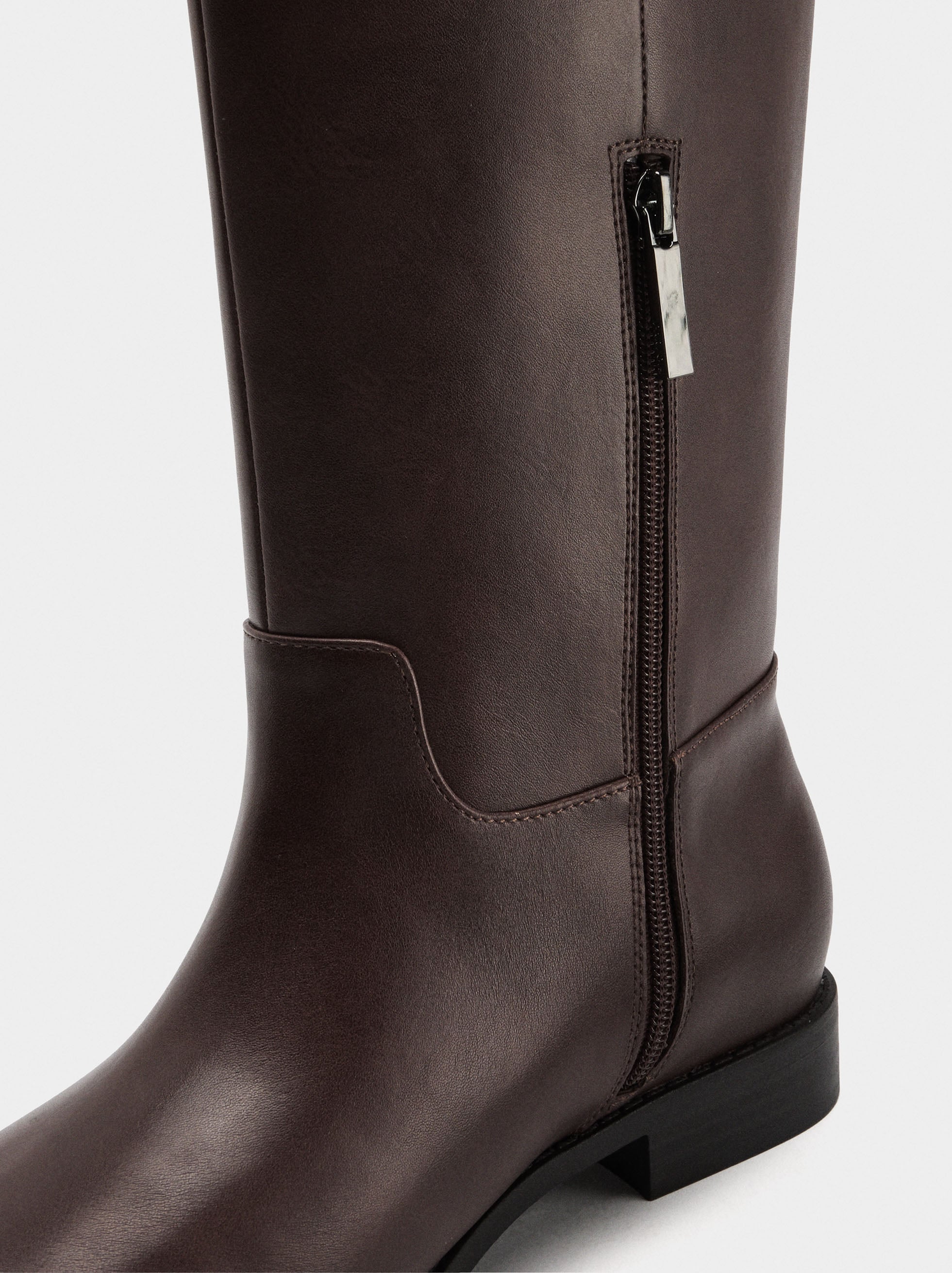 Botas Altas Tacón Bajo