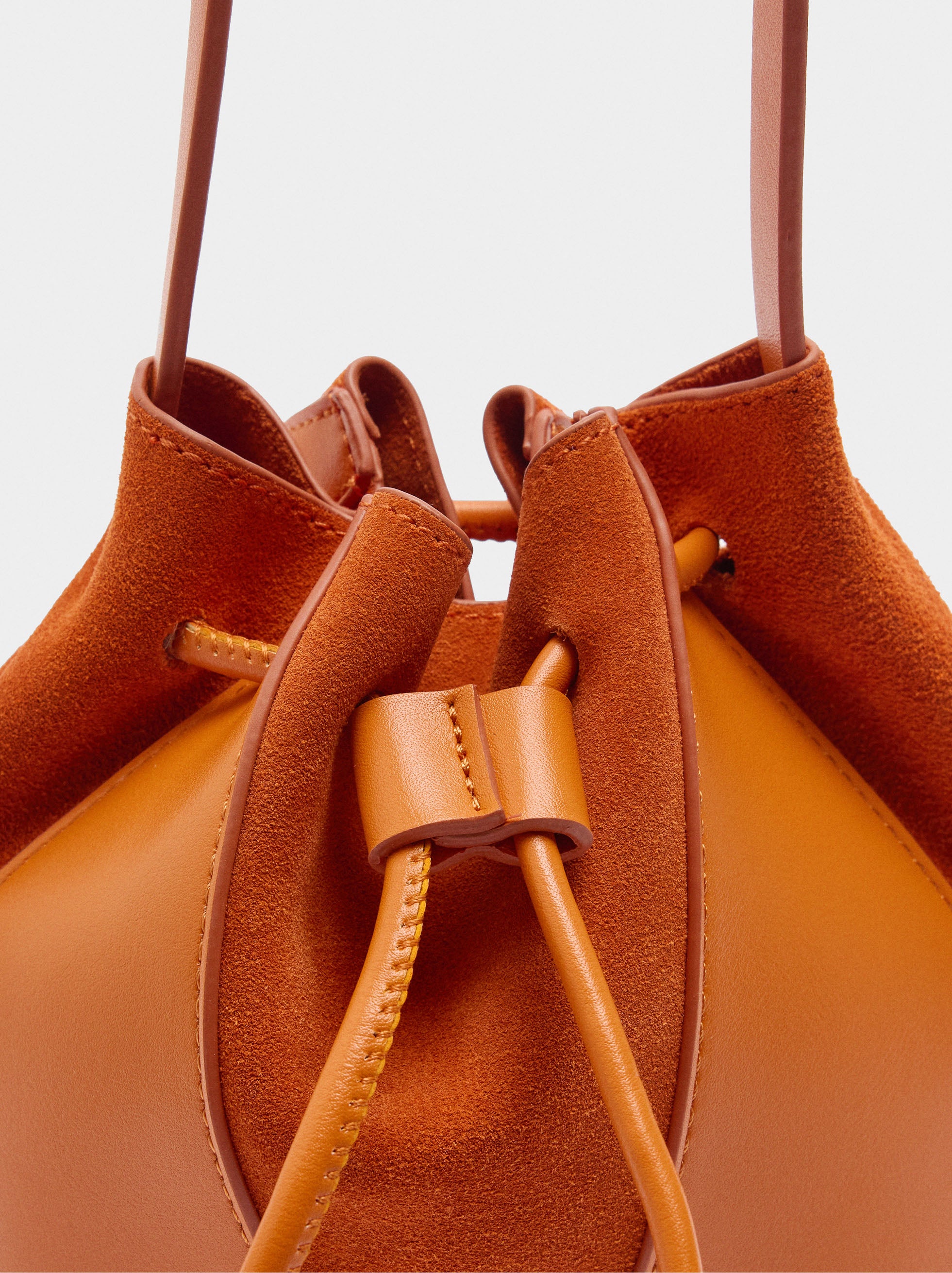 Bolso Bombonera De Piel S