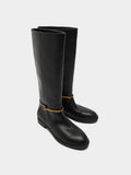 Botas Altas Con Detalle Metálico