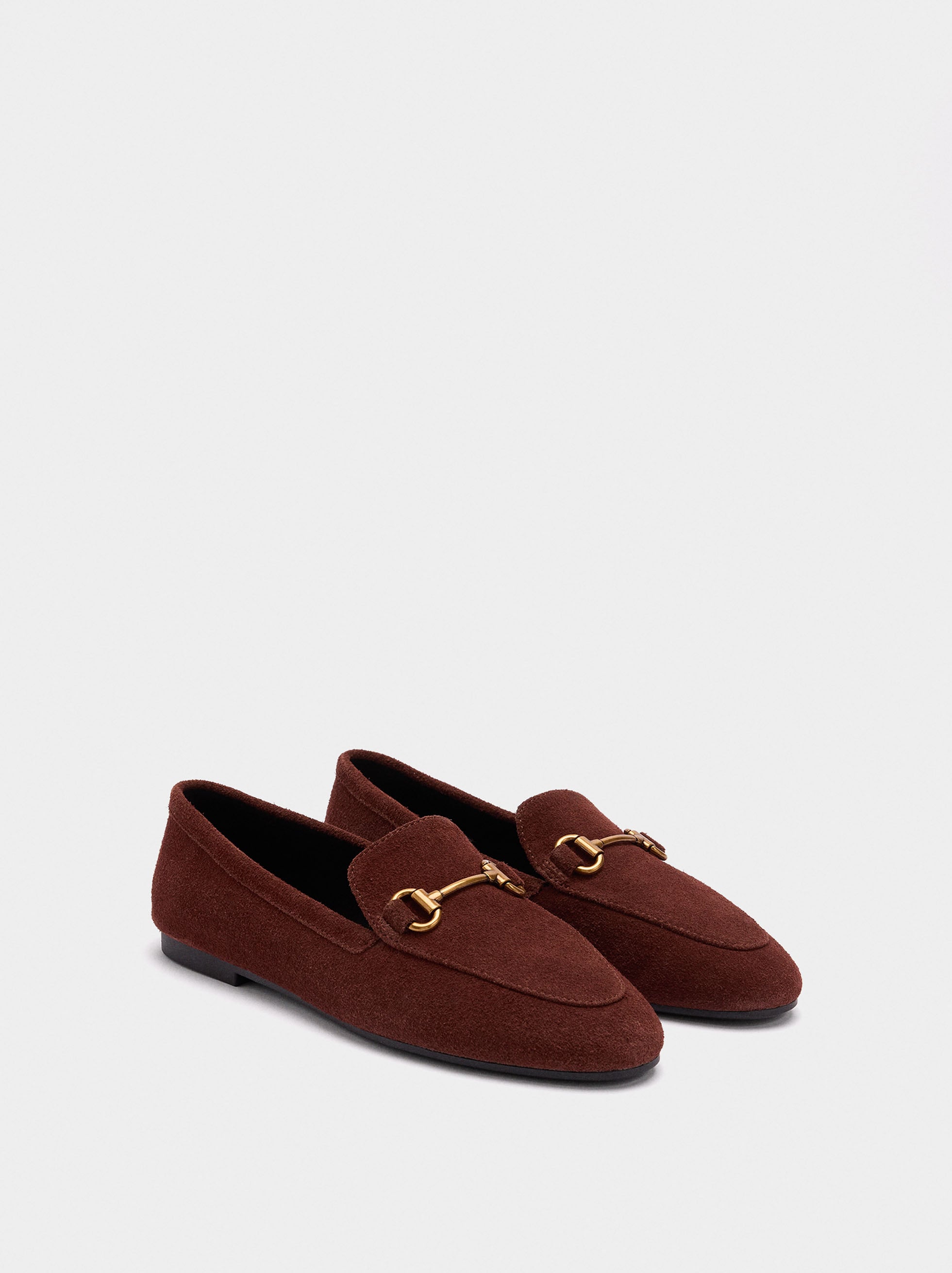 Mocasines De Piel Con Hebilla