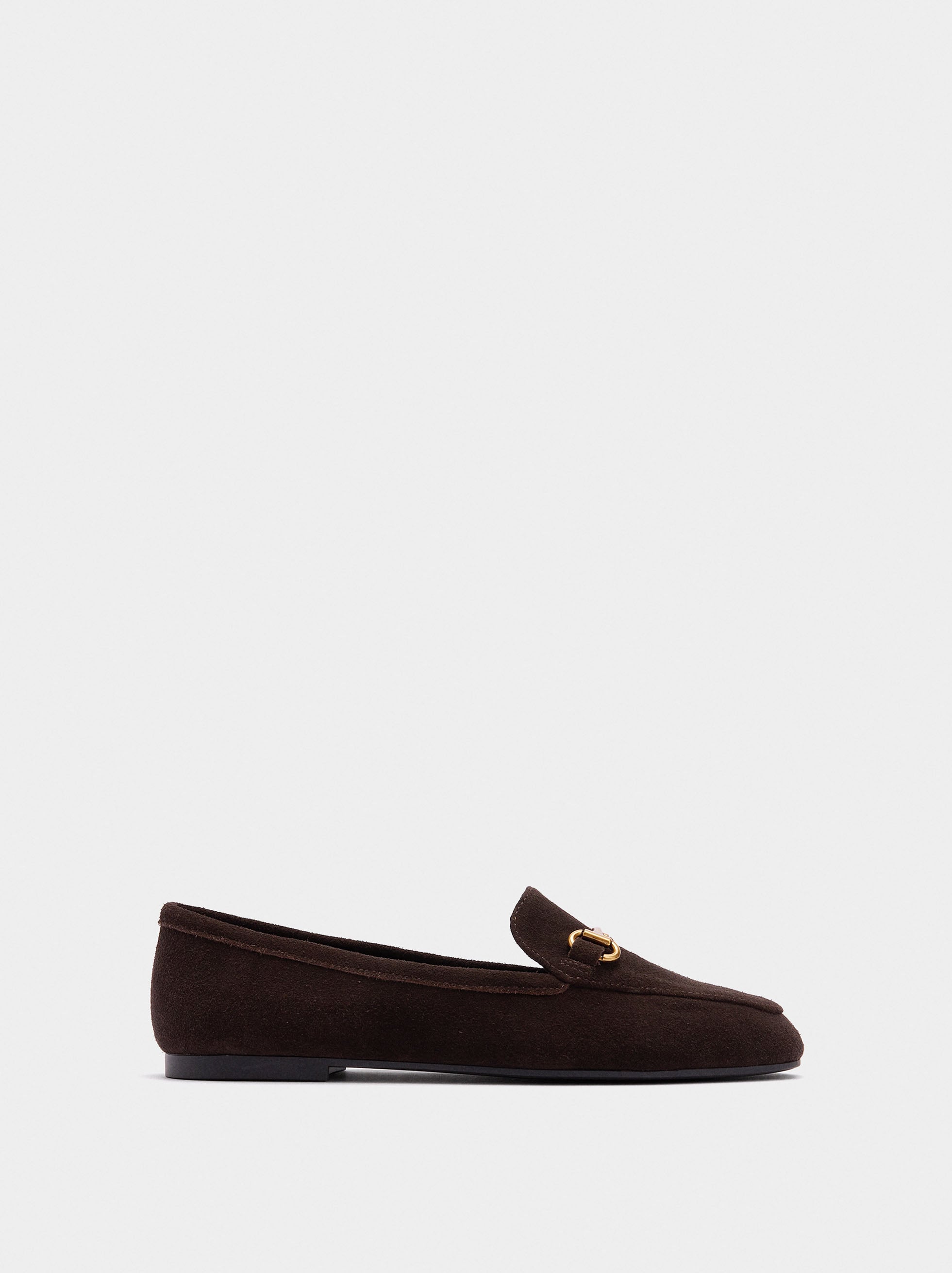 Mocasines De Piel Con Hebilla