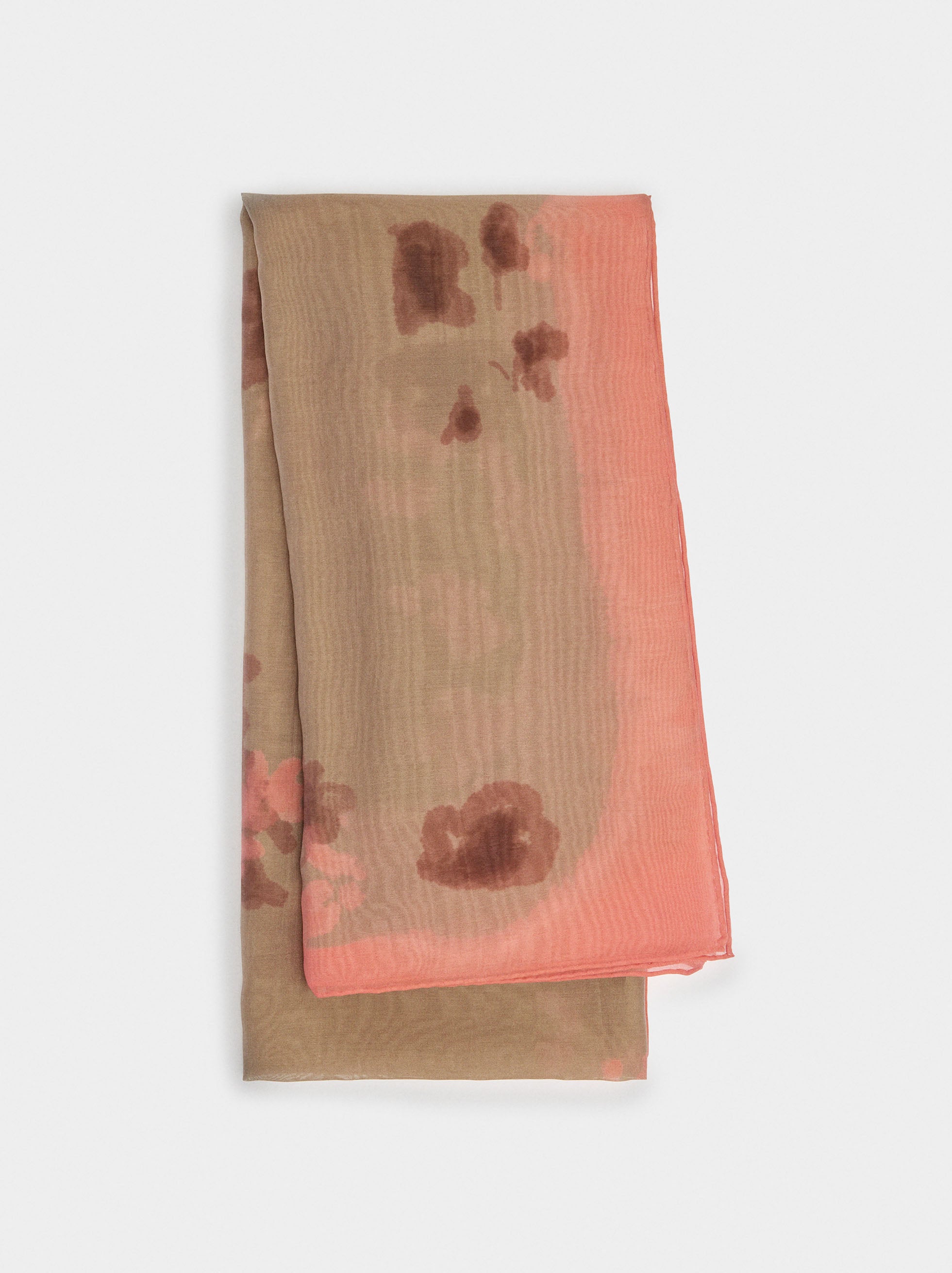 Pañuelo Estampado De Lyocell