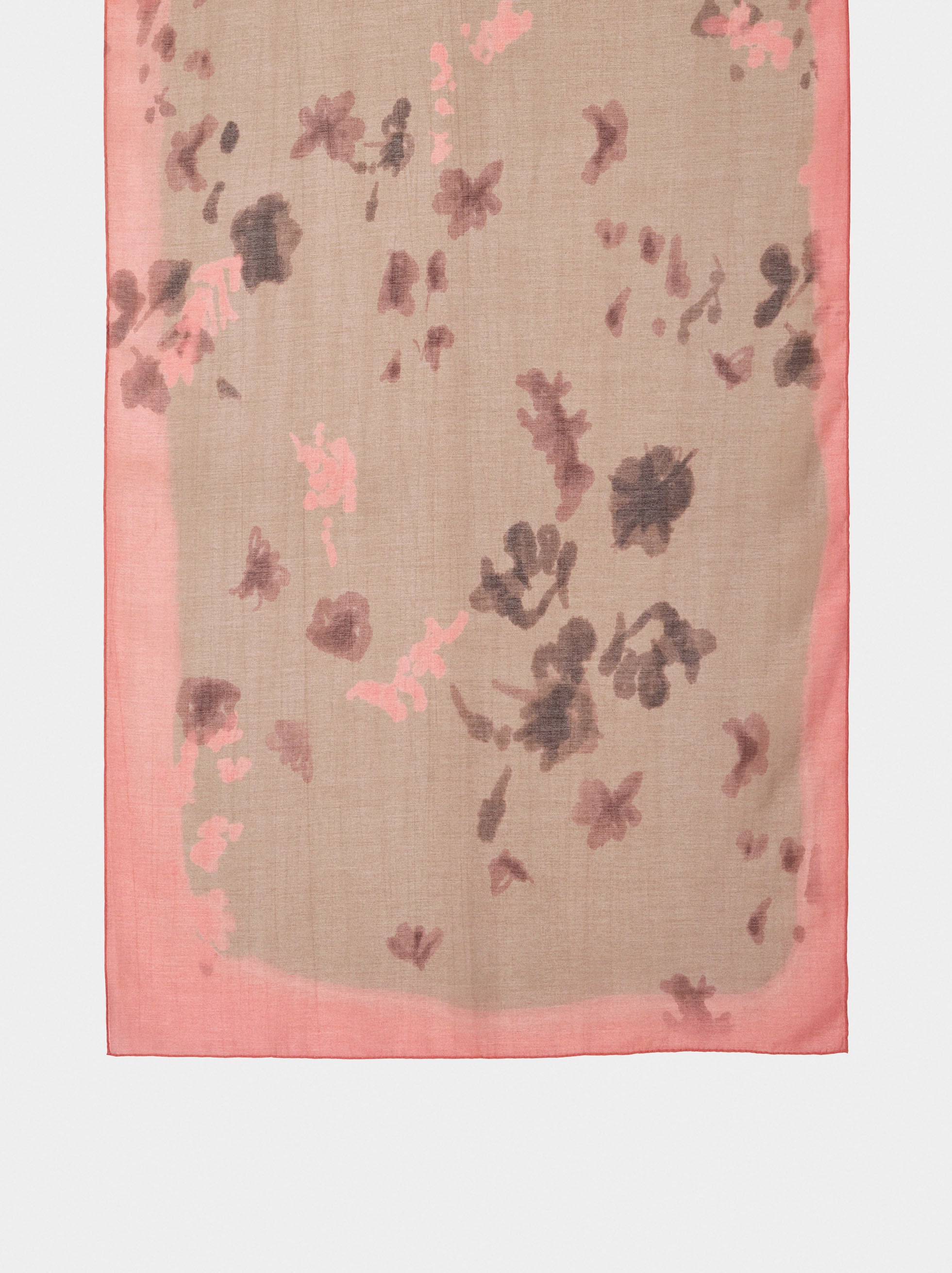 Pañuelo Estampado De Lyocell