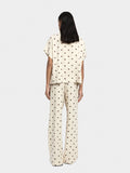 Pantalón De Lunares Con Cintura Elástica