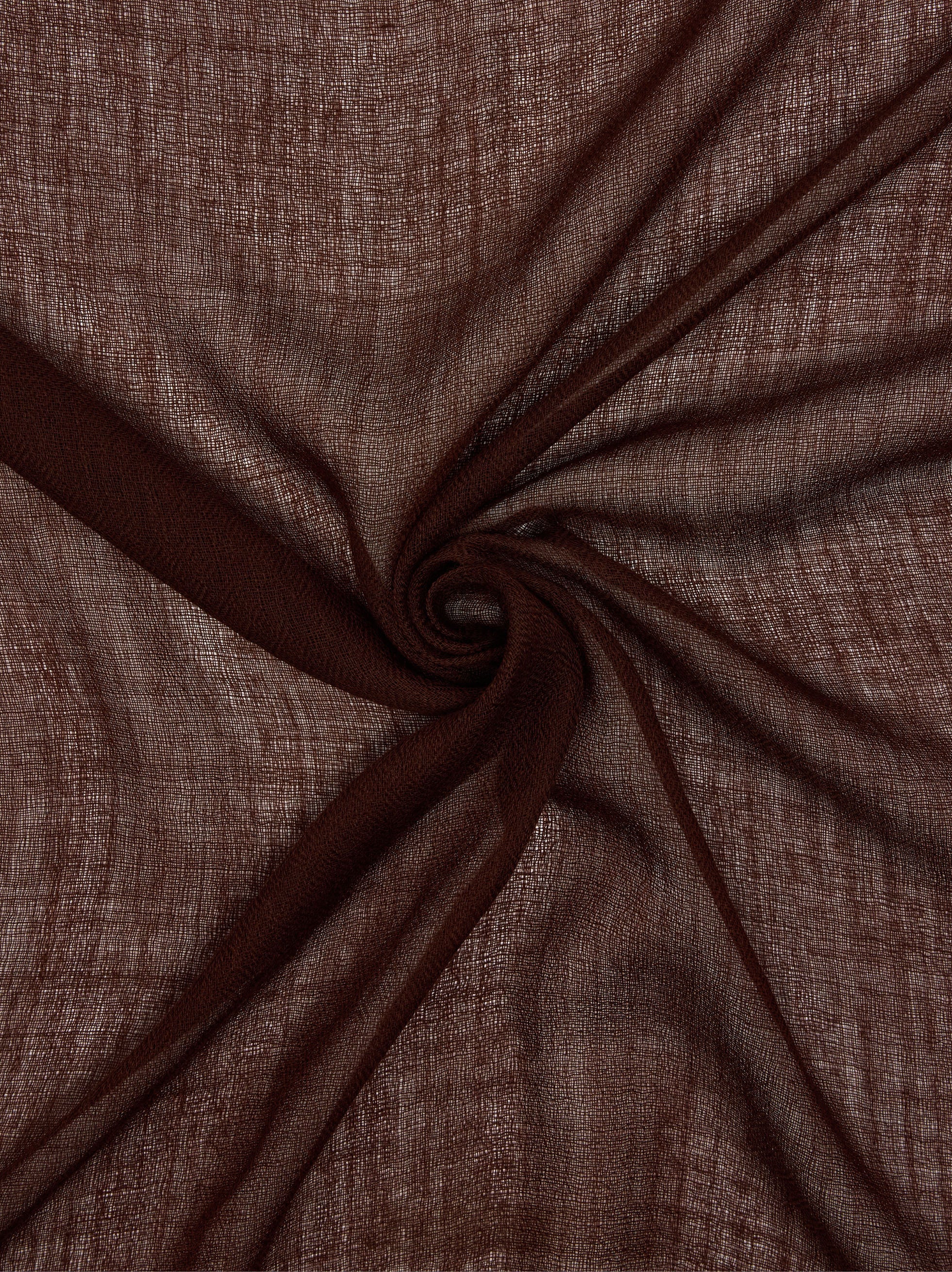 Pashmina De Lana Con Flecos