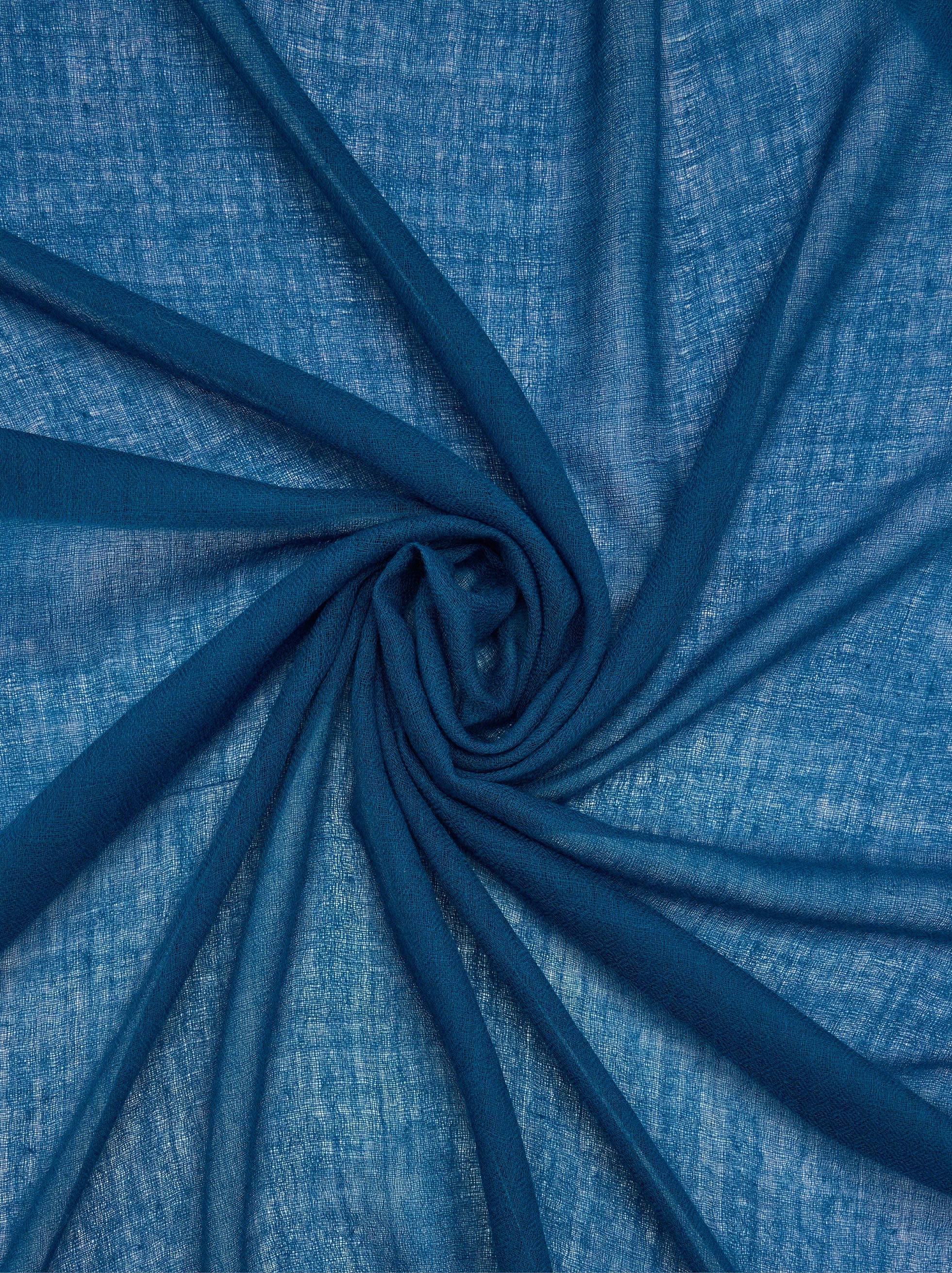 Pashmina De Lana Con Flecos