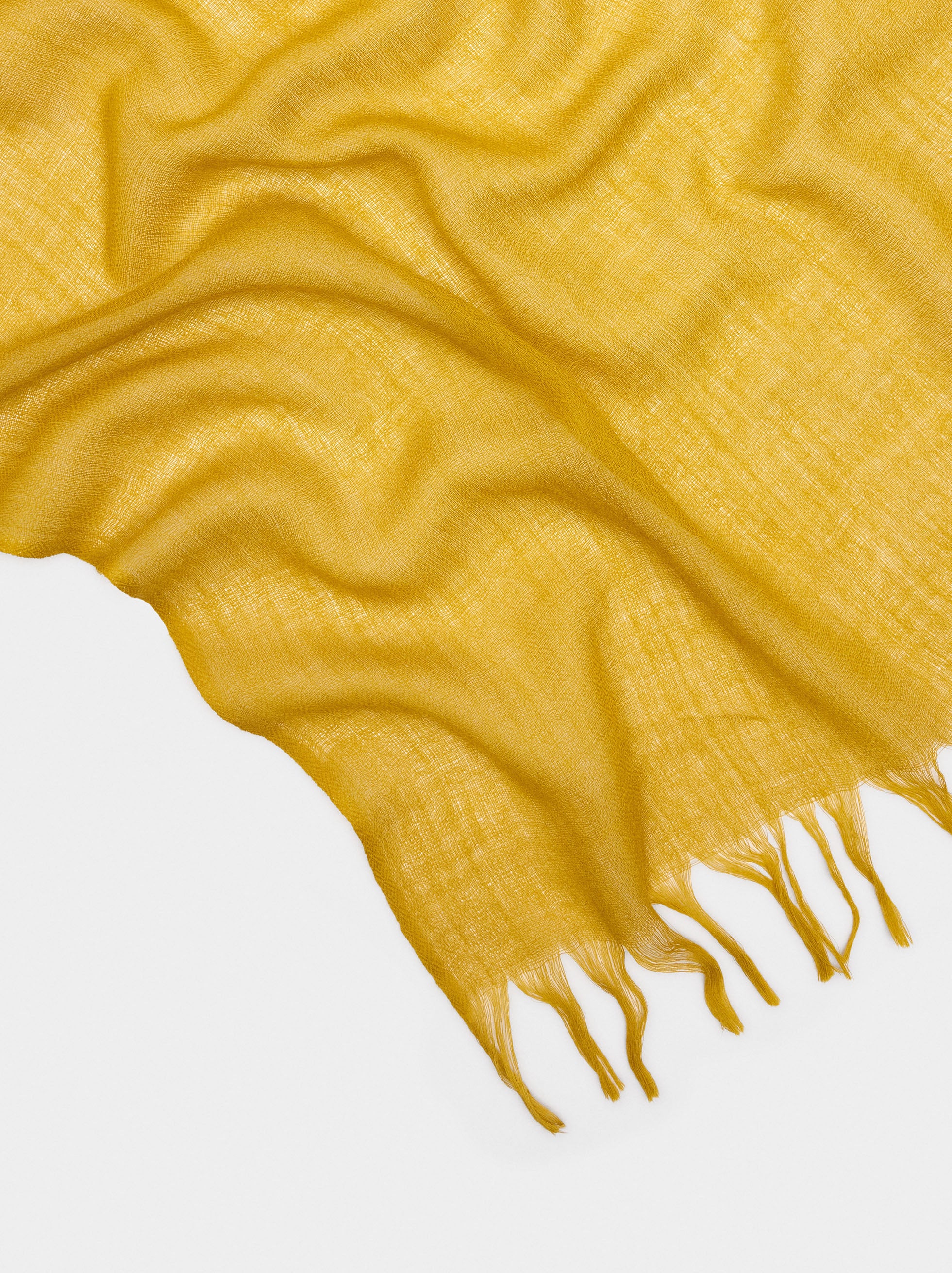 Pashmina De Lana Con Flecos