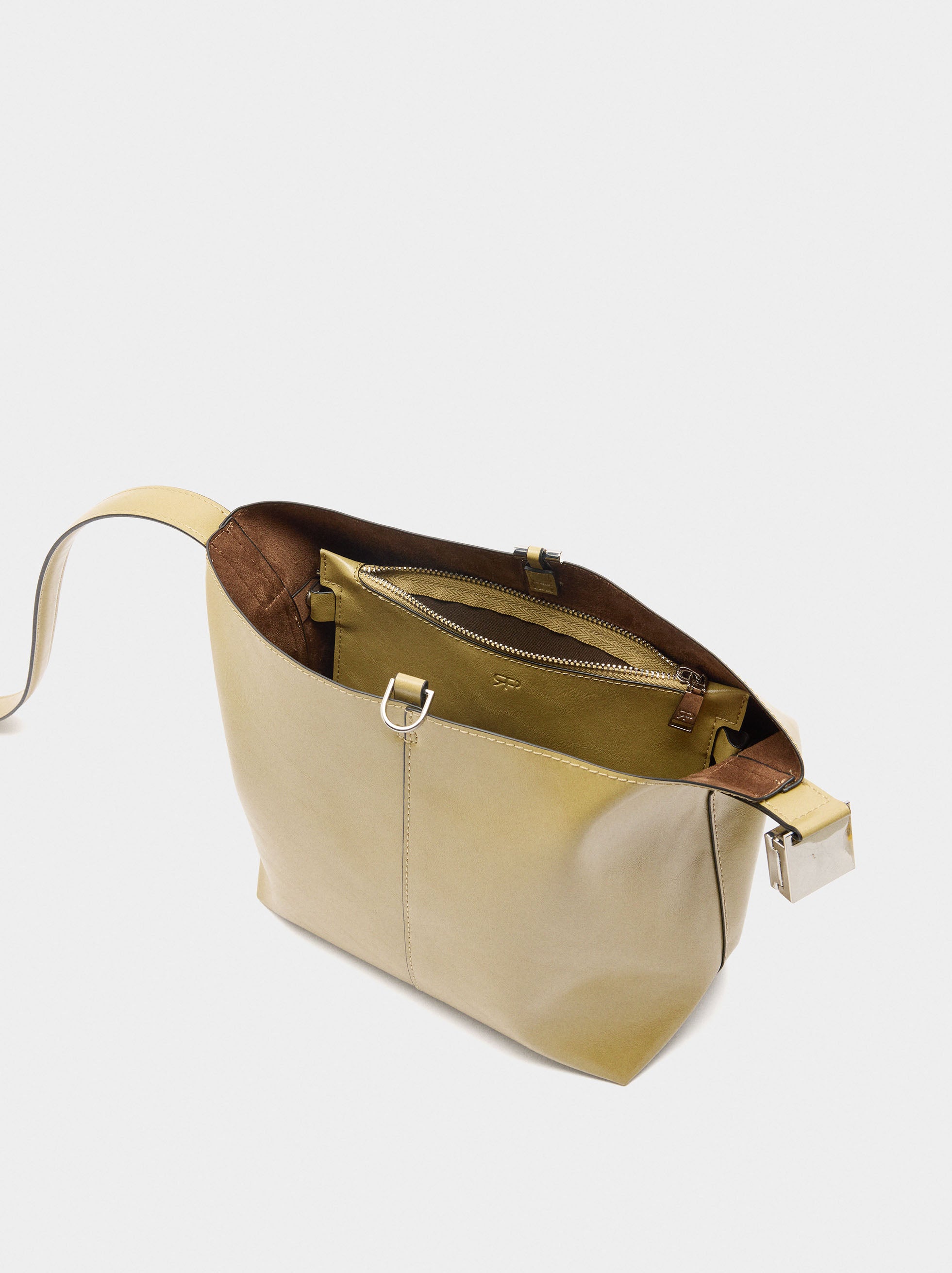 Bolso Bombonera Efecto Craquelado
