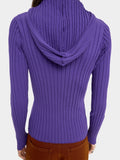 Jersey De Punto Con Capucha