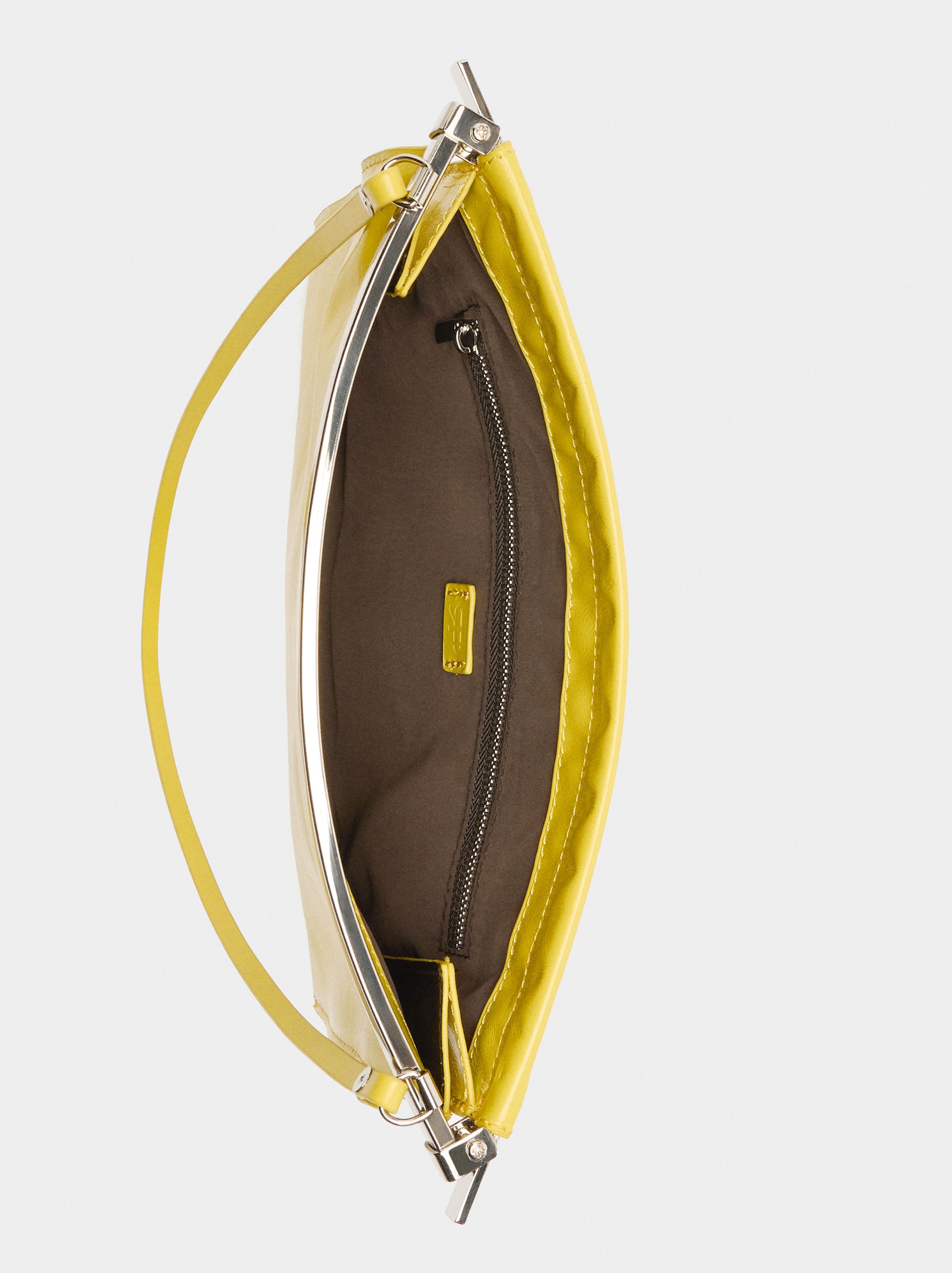 Bolso De Hombro De Piel